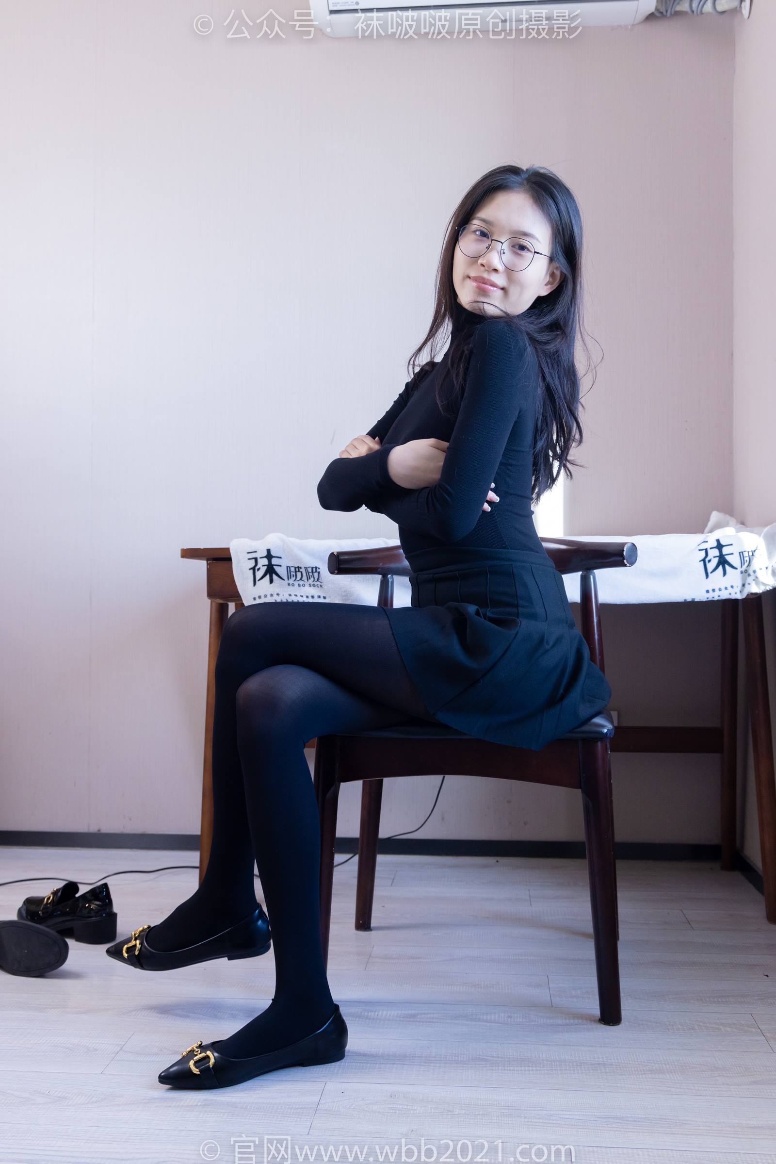 图片[13]-[BoBoSocks袜啵啵]NO.313 芝士-皮鞋、平底鞋、厚黑丝、厚黑丝大腿袜[150P] – 速更版-美库