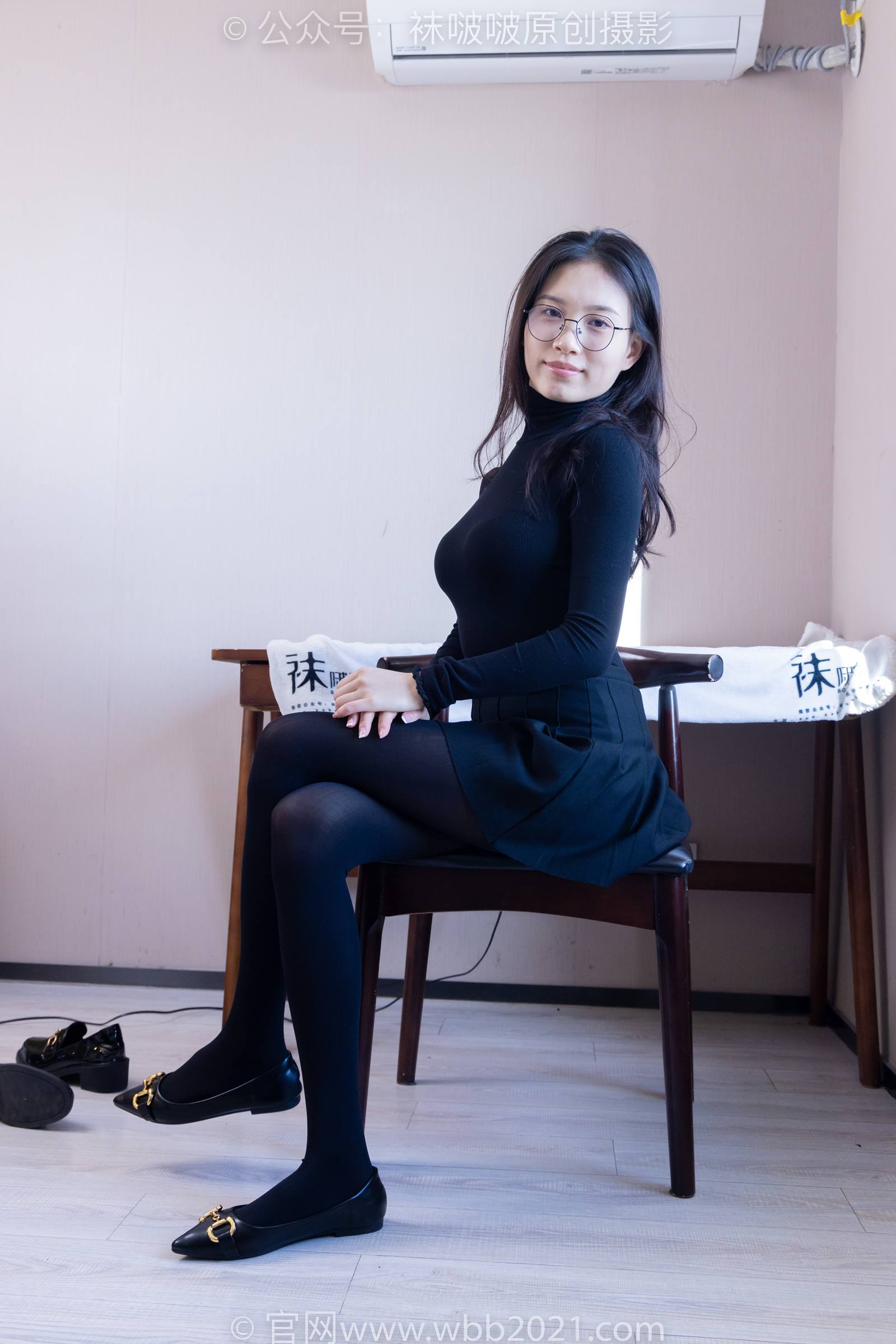 图片[14]-[BoBoSocks袜啵啵]NO.313 芝士-皮鞋、平底鞋、厚黑丝、厚黑丝大腿袜[150P] – 速更版-美库