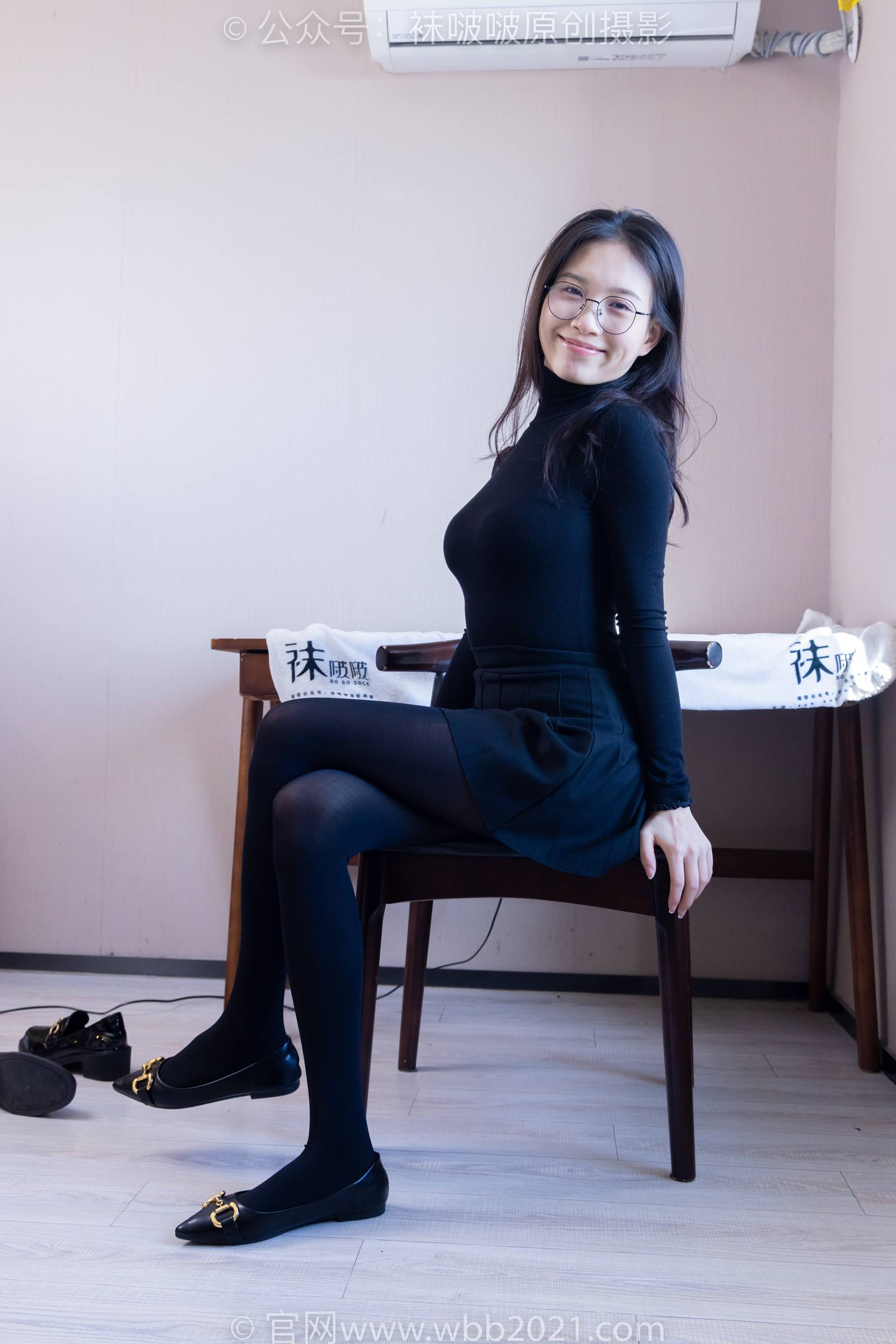 图片[15]-[BoBoSocks袜啵啵]NO.313 芝士-皮鞋、平底鞋、厚黑丝、厚黑丝大腿袜[150P] – 速更版-美库