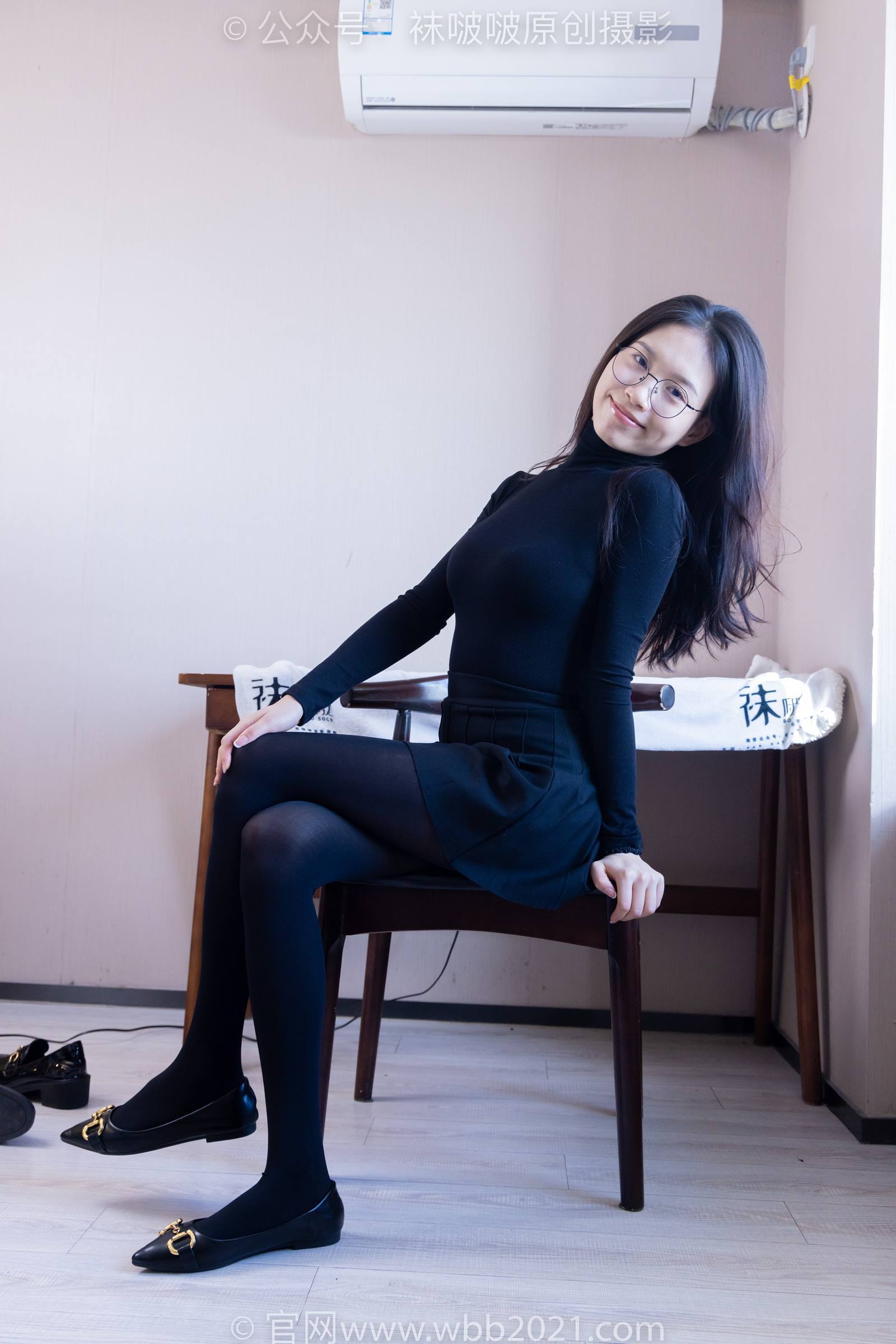 图片[16]-[BoBoSocks袜啵啵]NO.313 芝士-皮鞋、平底鞋、厚黑丝、厚黑丝大腿袜[150P] – 速更版-美库