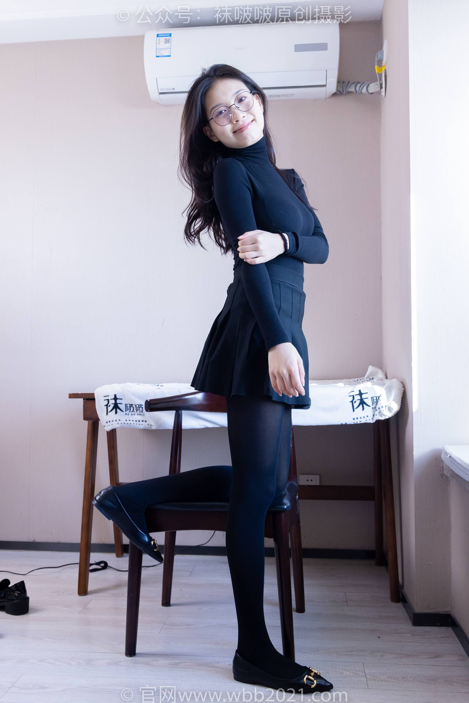 图片[20]-[BoBoSocks袜啵啵]NO.313 芝士-皮鞋、平底鞋、厚黑丝、厚黑丝大腿袜[150P] – 速更版-美库