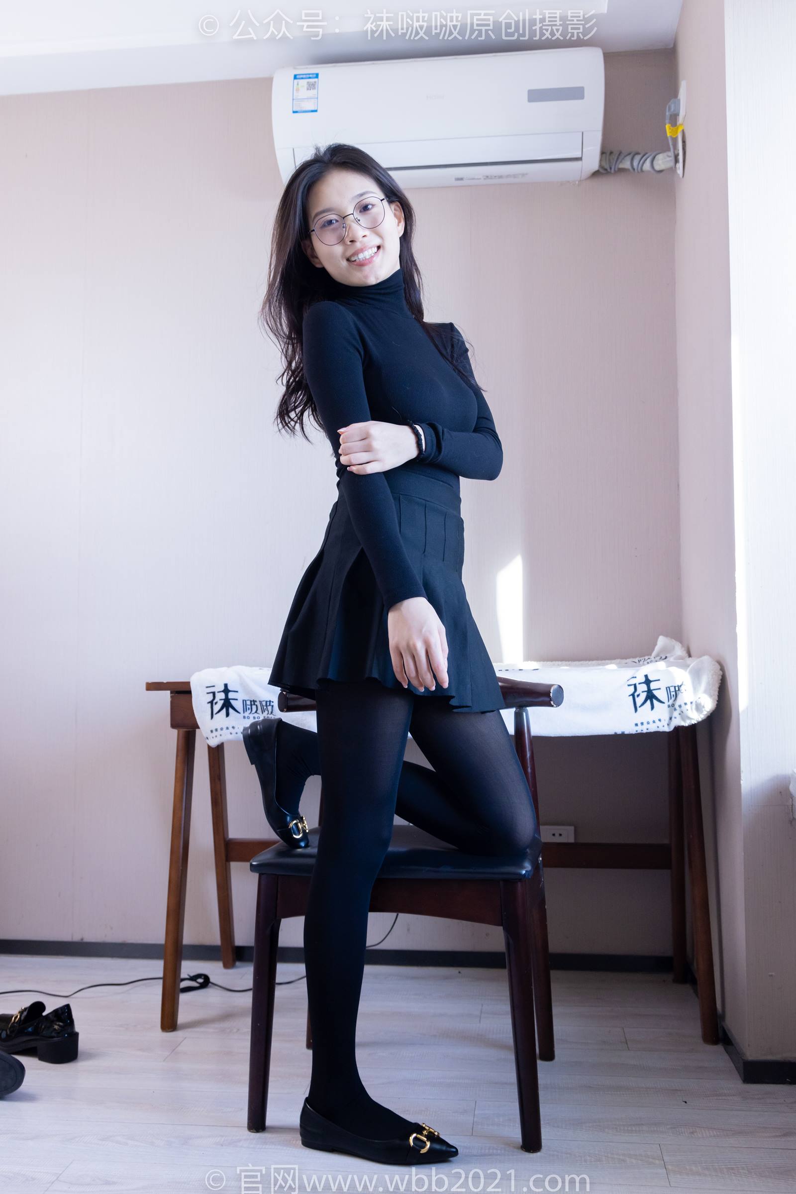 图片[21]-[BoBoSocks袜啵啵]NO.313 芝士-皮鞋、平底鞋、厚黑丝、厚黑丝大腿袜[150P] – 速更版-美库