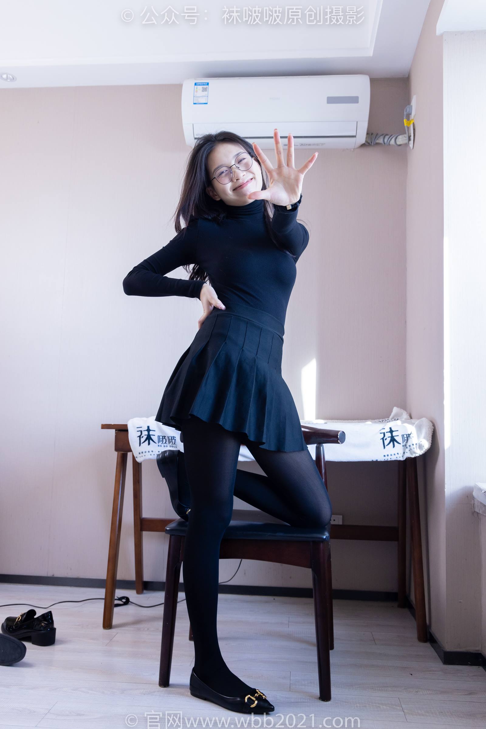 图片[25]-[BoBoSocks袜啵啵]NO.313 芝士-皮鞋、平底鞋、厚黑丝、厚黑丝大腿袜[150P] – 速更版-美库