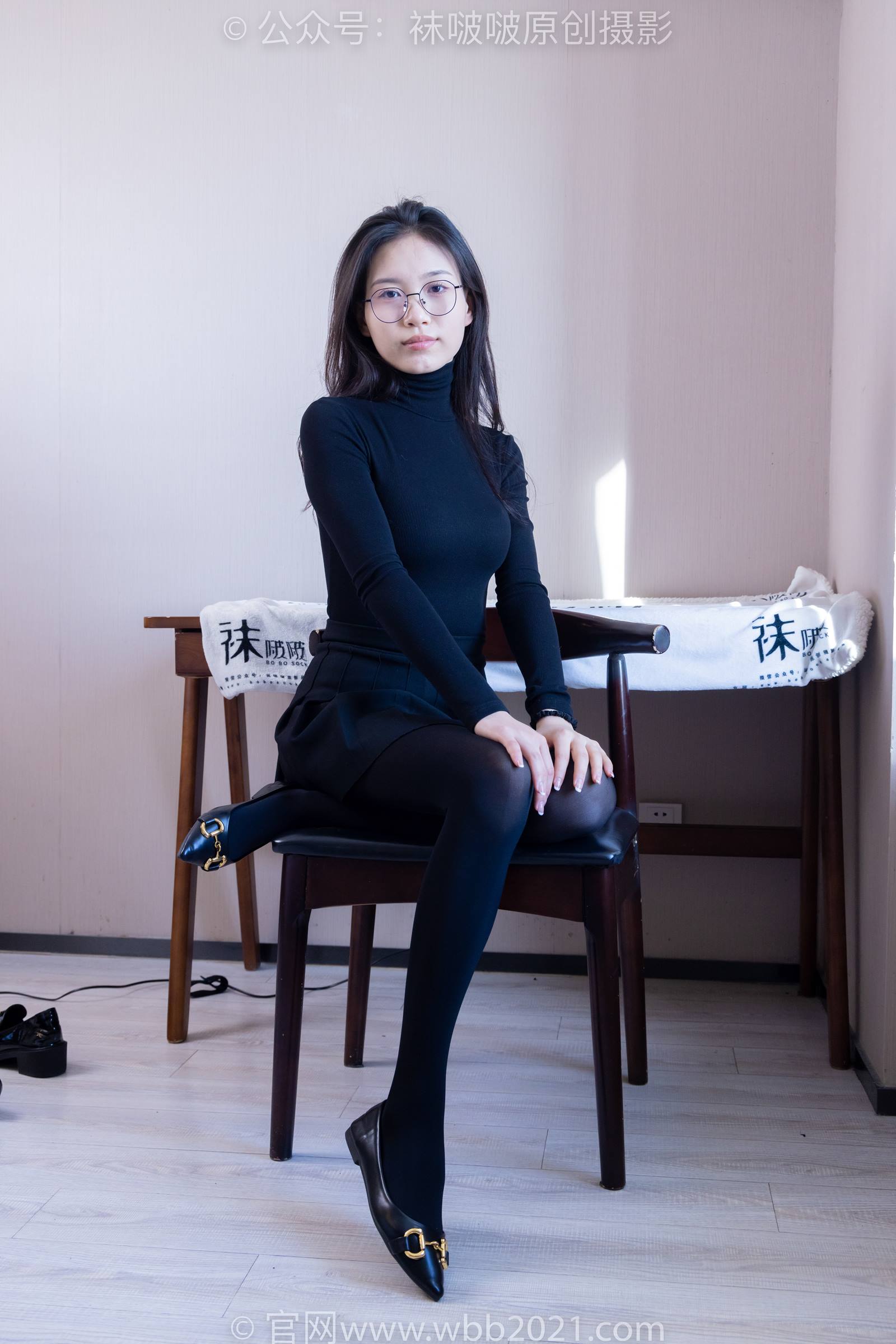 图片[27]-[BoBoSocks袜啵啵]NO.313 芝士-皮鞋、平底鞋、厚黑丝、厚黑丝大腿袜[150P] – 速更版-美库