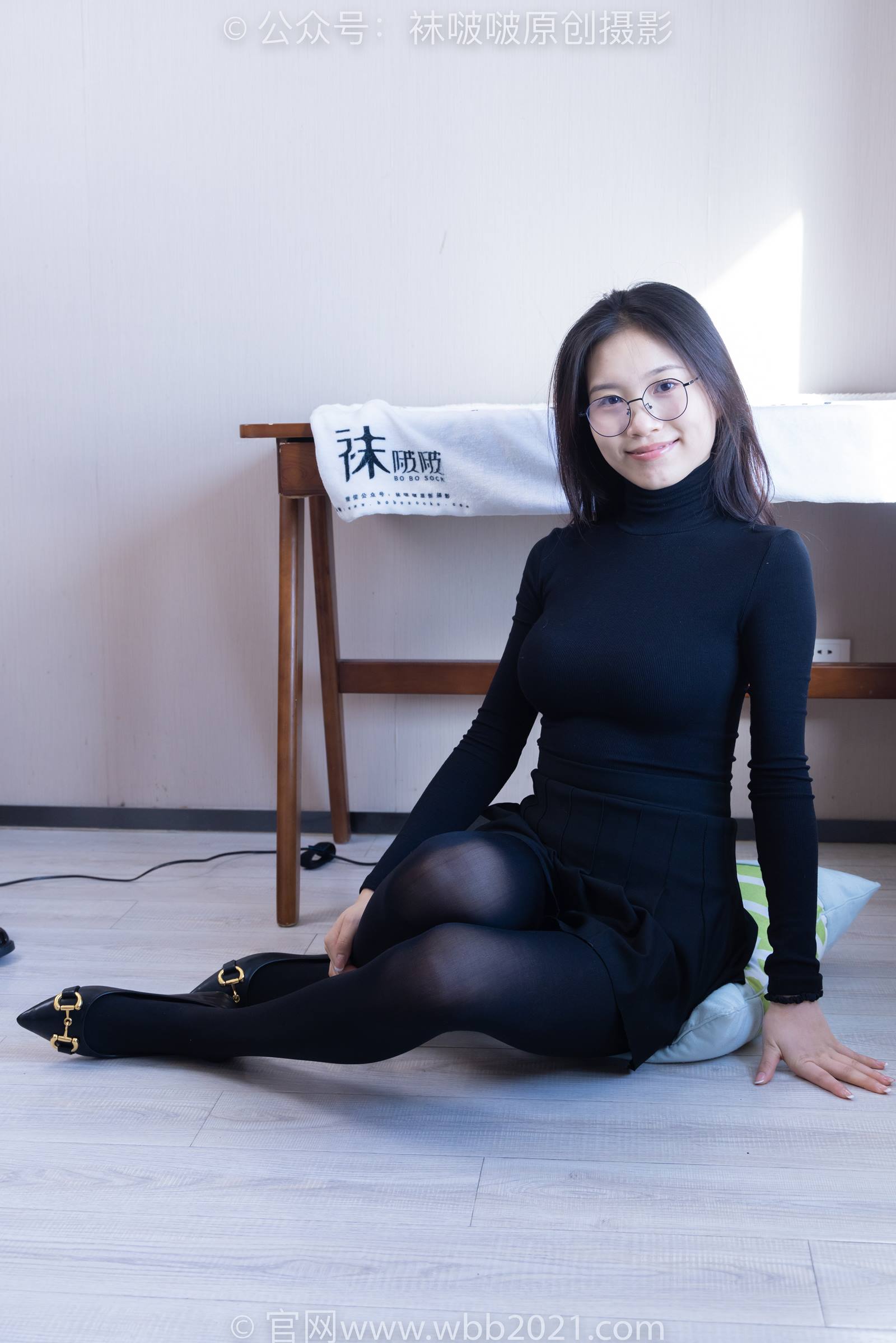 图片[38]-[BoBoSocks袜啵啵]NO.313 芝士-皮鞋、平底鞋、厚黑丝、厚黑丝大腿袜[150P] – 速更版-美库