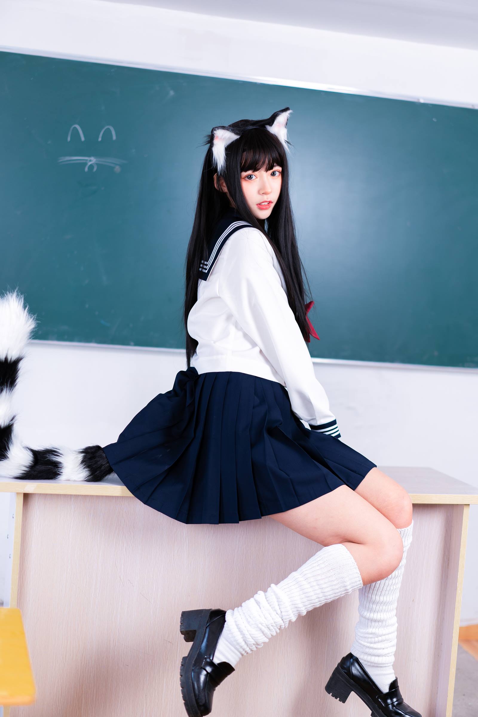 图片[13]-虫皿虫皿 – 猫娘JK制服[12P] – 速更版-美库