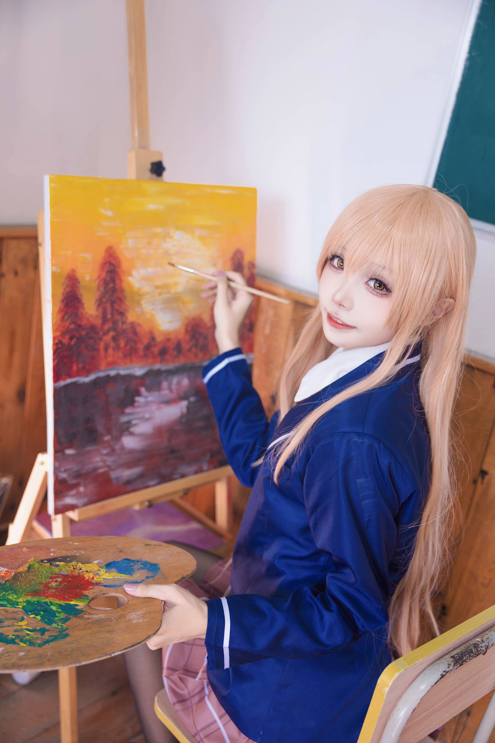 图片[30]-艾西Aiwest 邻家天使 椎名真昼[40P] – 速更版-美库