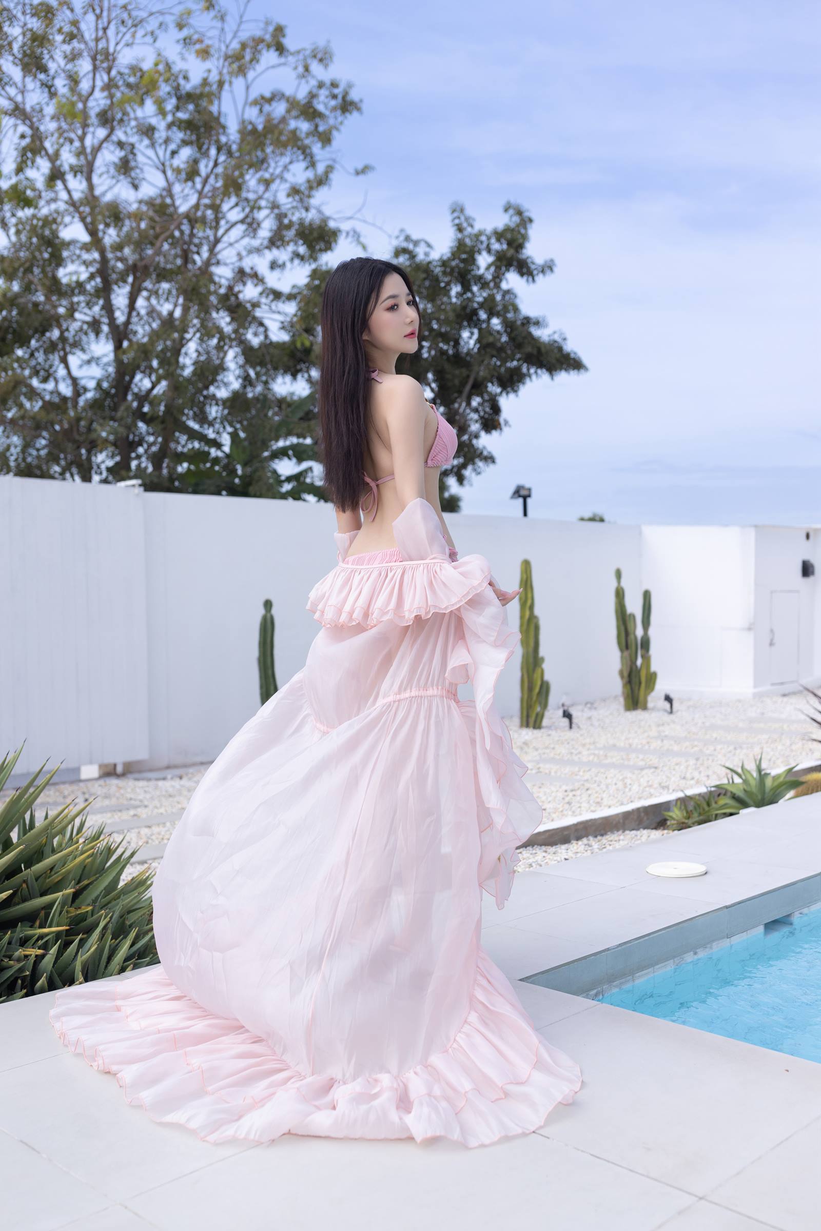 图片[27]-秀人名模鱼子酱Fish《粉色比基尼》[86P] – 速更版-美库