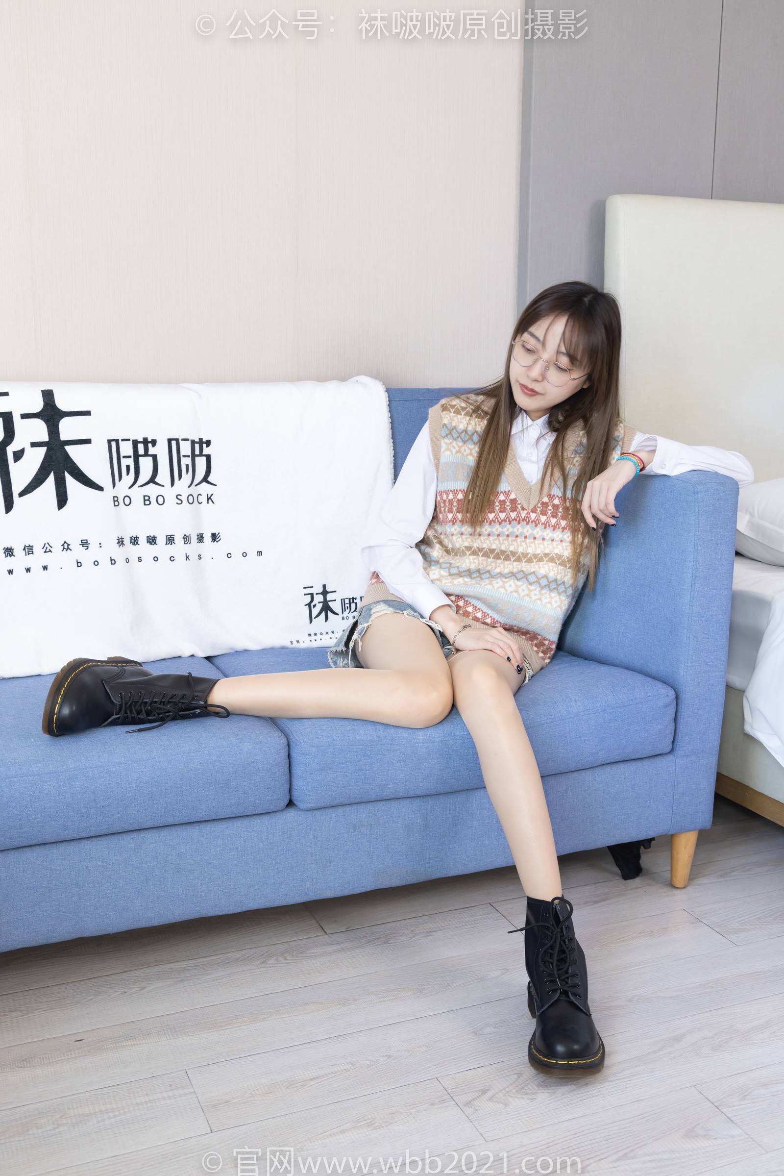 图片[13]-[BoBoSocks袜啵啵]NO.316 稚予-运动鞋、马丁靴、肉丝[160P] – 速更版-美库