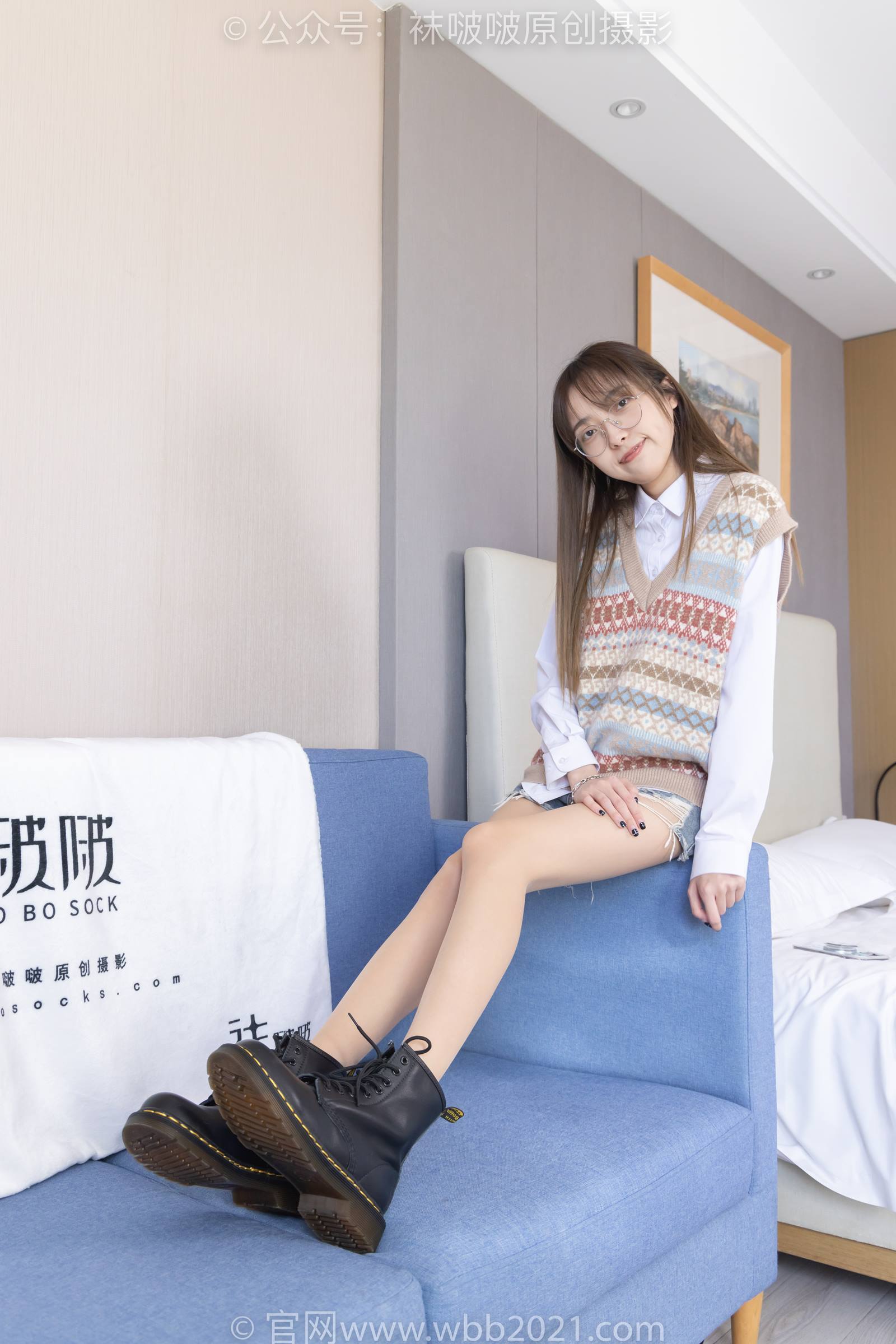 图片[32]-[BoBoSocks袜啵啵]NO.316 稚予-运动鞋、马丁靴、肉丝[160P] – 速更版-美库