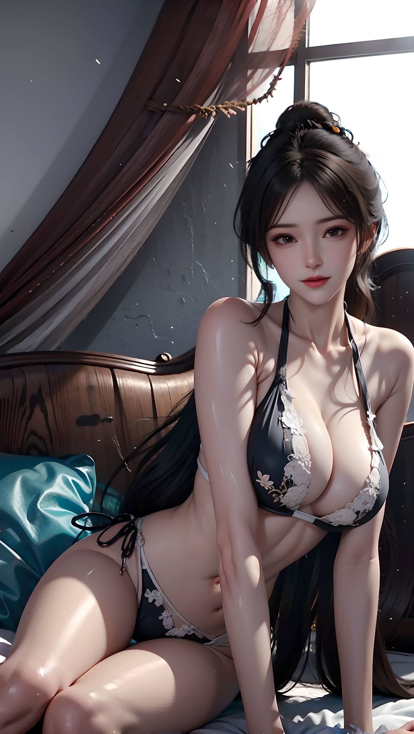 图片[66]-AI绘画 103 元龙-宋嫣内衣[78P] – 速更版-美库