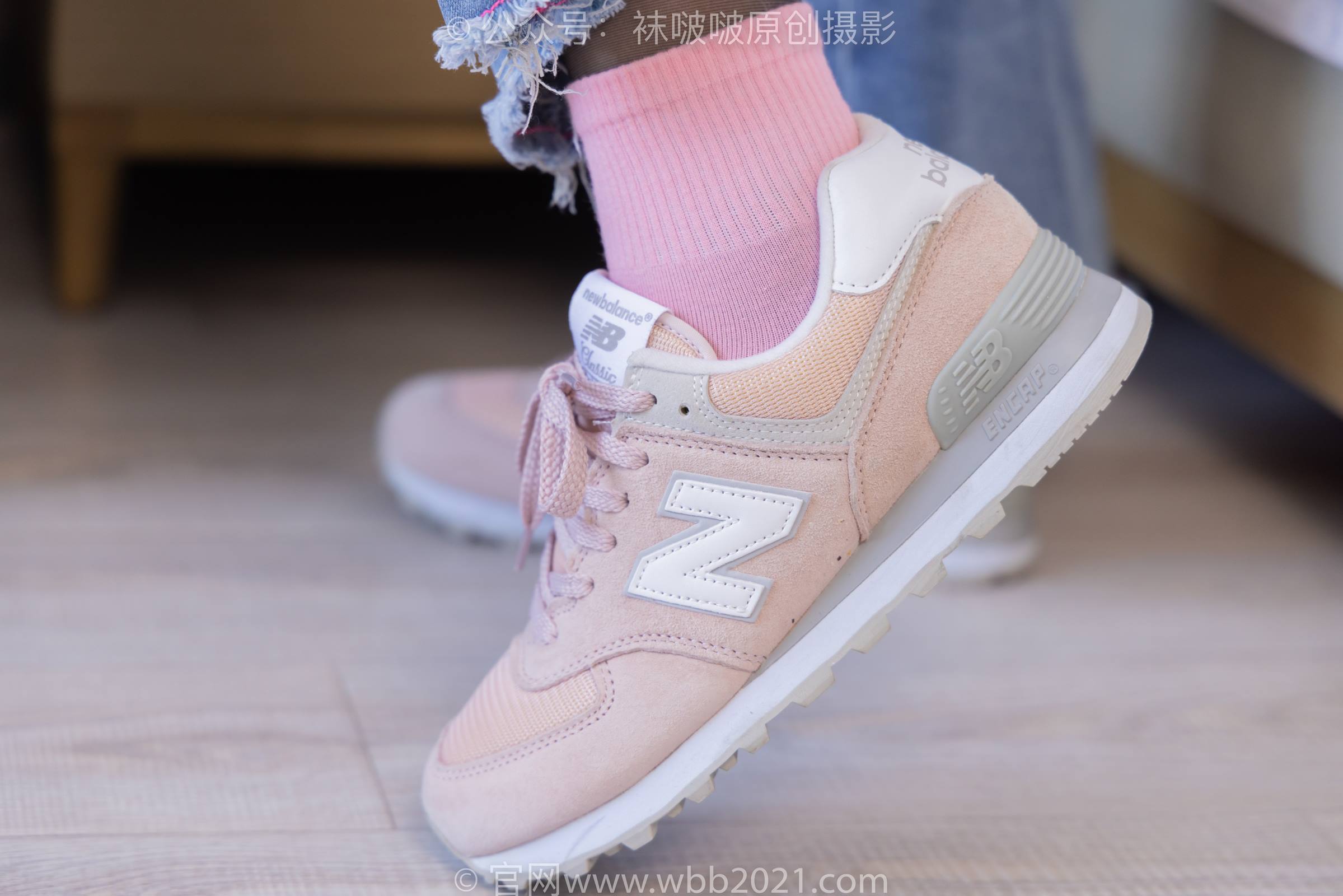 图片[24]-[BoBoSocks袜啵啵]NO.317 小甜豆-运动鞋、可拆卸牛仔裤、粉色棉袜、黑丝、裤里丝[140P] – 速更版-美库