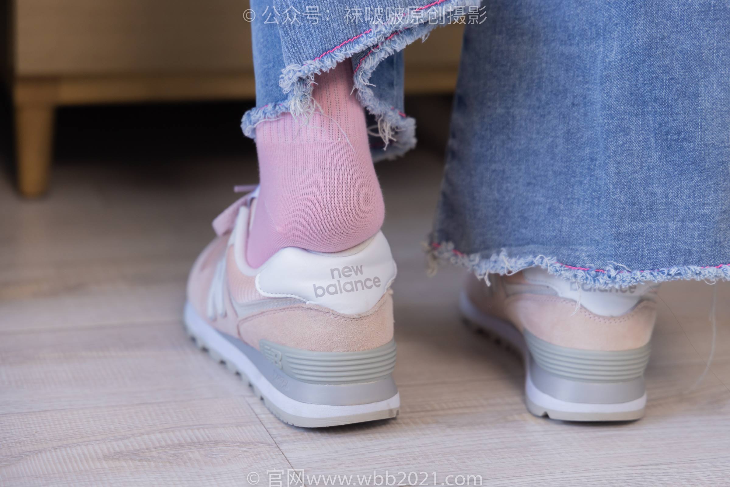 图片[26]-[BoBoSocks袜啵啵]NO.317 小甜豆-运动鞋、可拆卸牛仔裤、粉色棉袜、黑丝、裤里丝[140P] – 速更版-美库