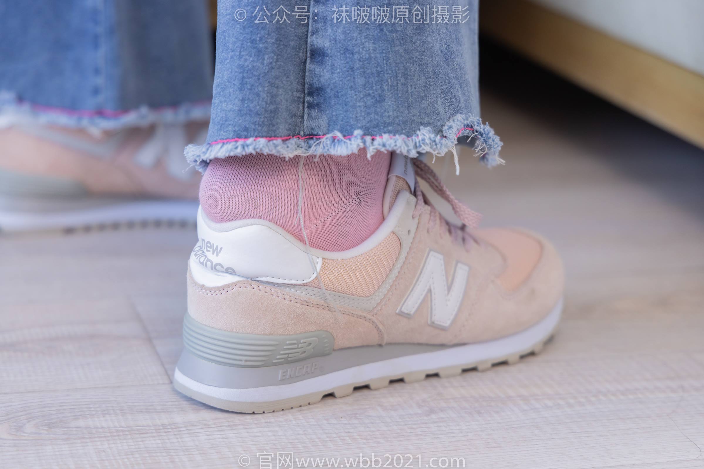 图片[27]-[BoBoSocks袜啵啵]NO.317 小甜豆-运动鞋、可拆卸牛仔裤、粉色棉袜、黑丝、裤里丝[140P] – 速更版-美库