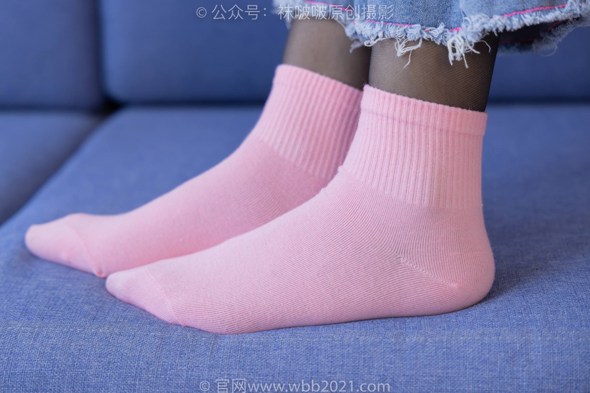 图片[44]-[BoBoSocks袜啵啵]NO.317 小甜豆-运动鞋、可拆卸牛仔裤、粉色棉袜、黑丝、裤里丝[140P] – 速更版-美库