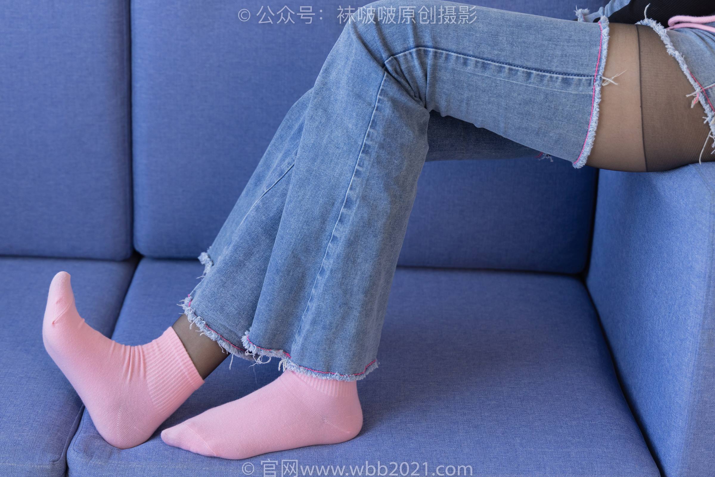 图片[47]-[BoBoSocks袜啵啵]NO.317 小甜豆-运动鞋、可拆卸牛仔裤、粉色棉袜、黑丝、裤里丝[140P] – 速更版-美库