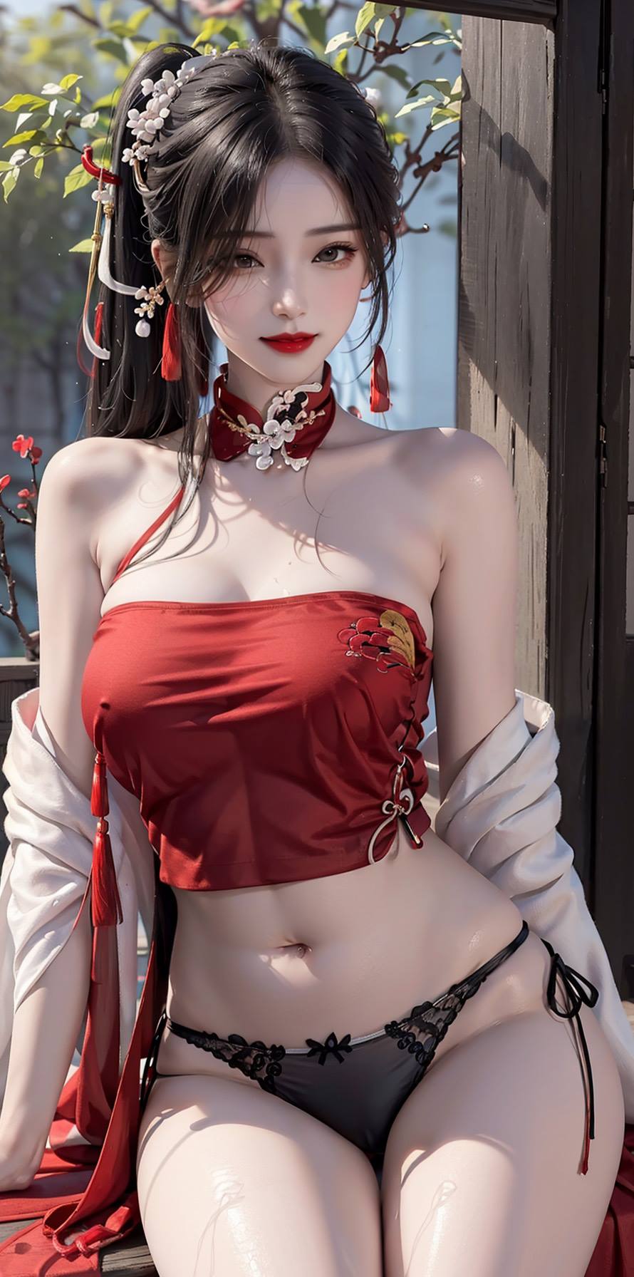 图片[13]-AI绘画 106 国风肚兜[50P] – 速更版-美库