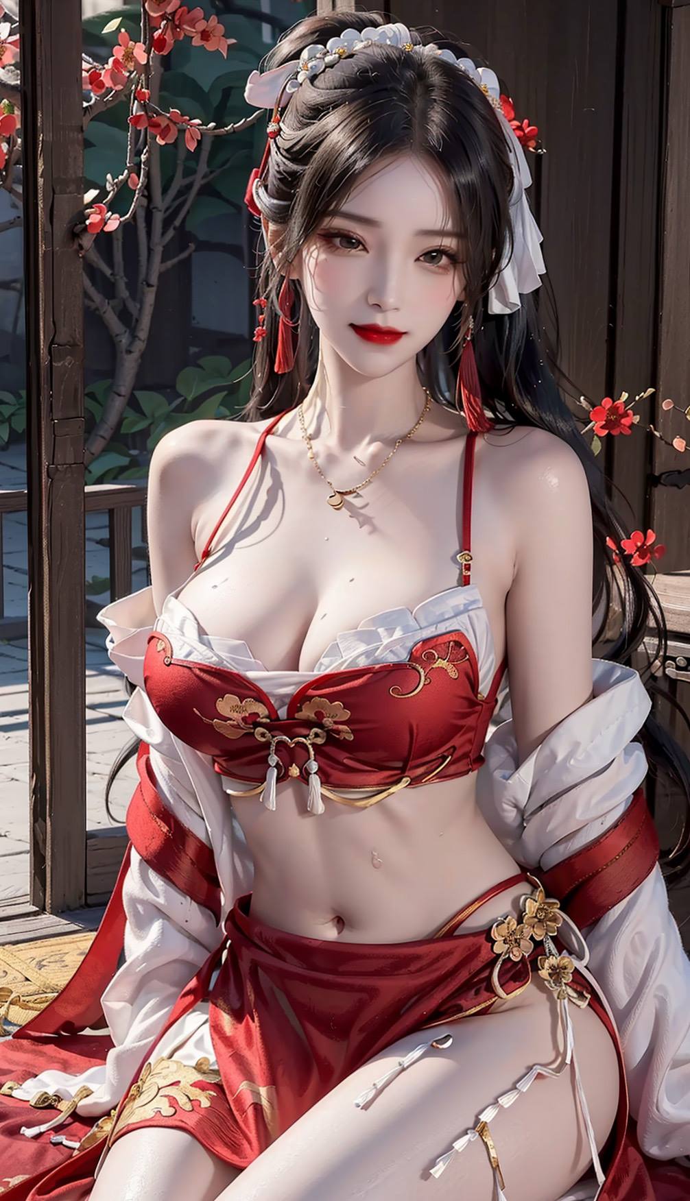 图片[15]-AI绘画 106 国风肚兜[50P] – 速更版-美库