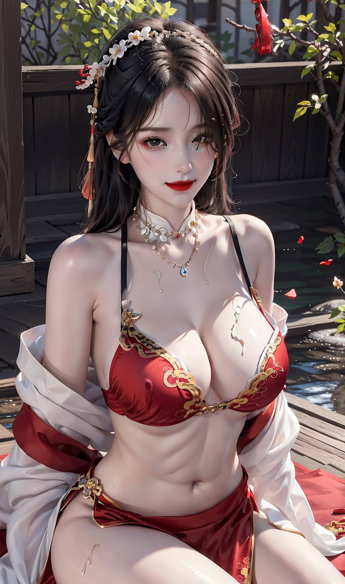 图片[29]-AI绘画 106 国风肚兜[50P] – 速更版-美库