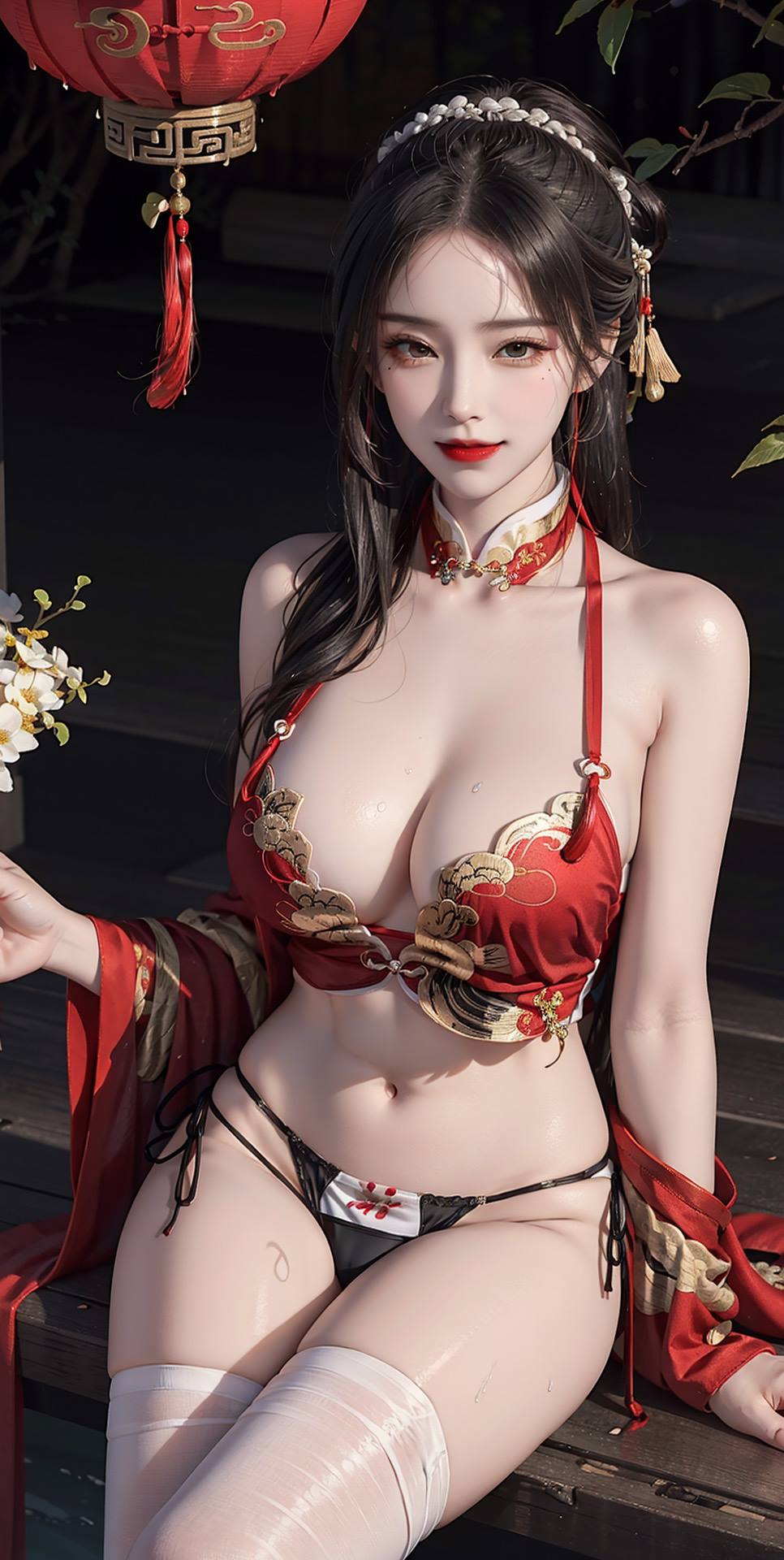 图片[34]-AI绘画 106 国风肚兜[50P] – 速更版-美库