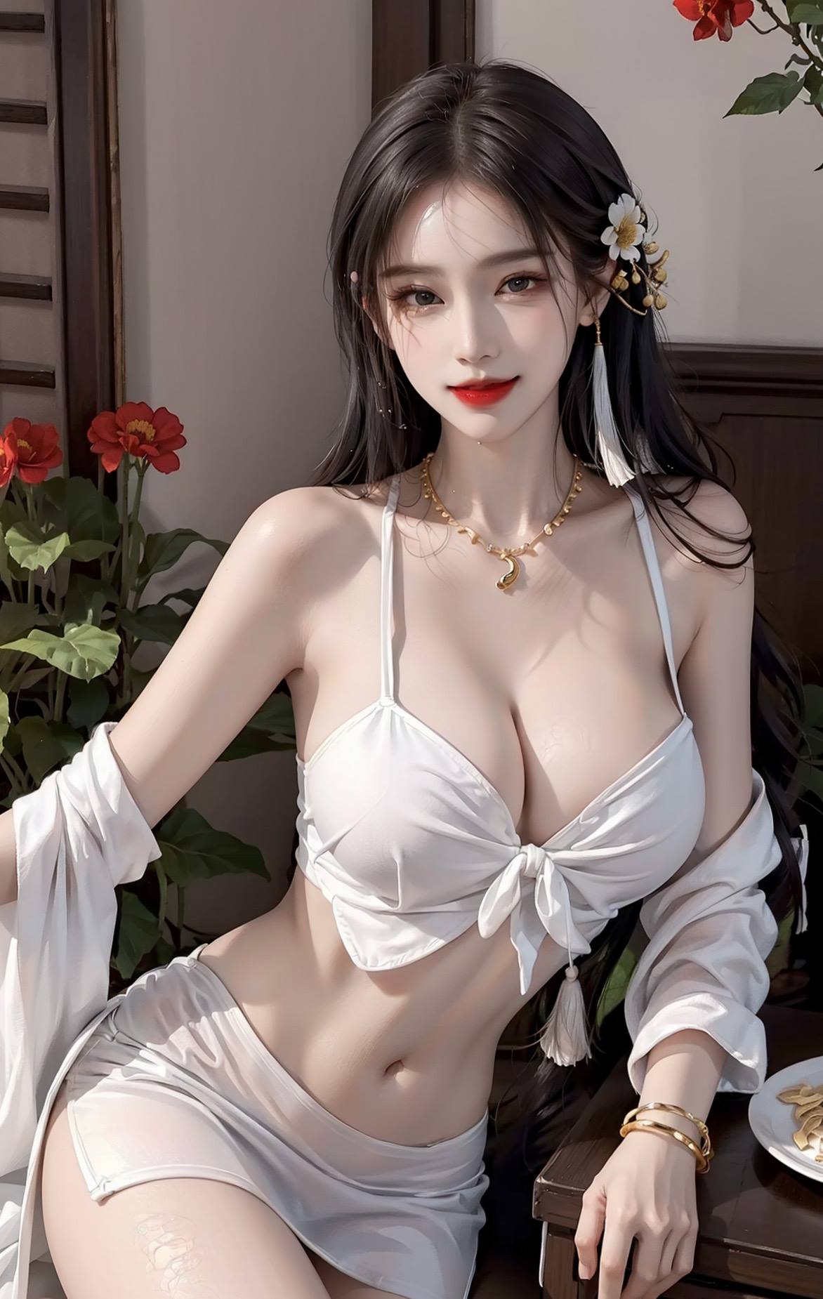 图片[37]-AI绘画 106 国风肚兜[50P] – 速更版-美库