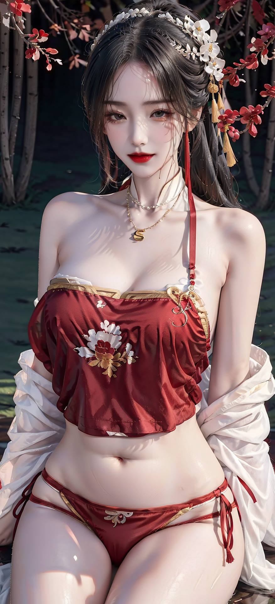 图片[40]-AI绘画 106 国风肚兜[50P] – 速更版-美库