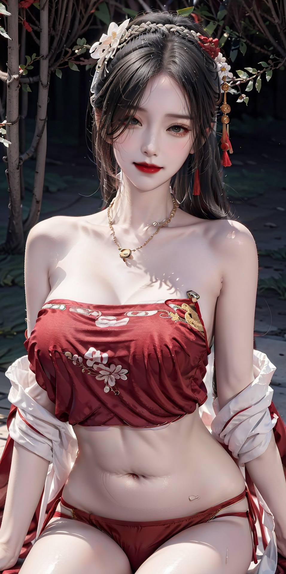 图片[42]-AI绘画 106 国风肚兜[50P] – 速更版-美库