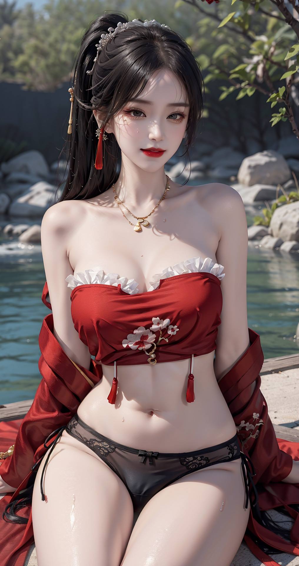 图片[46]-AI绘画 106 国风肚兜[50P] – 速更版-美库