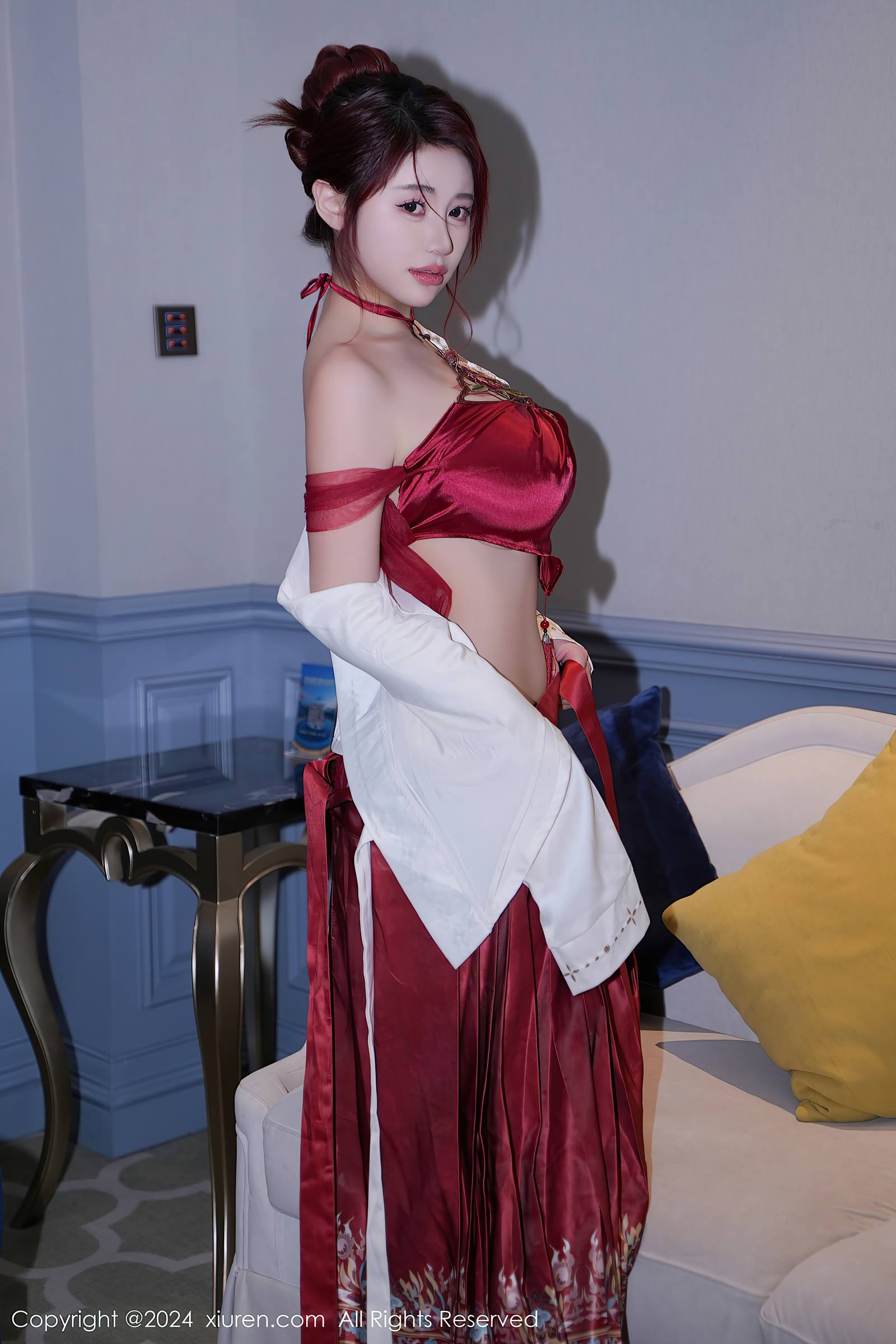 图片[29]-[Xiuren秀人网]2024.01.19 NO.7985 美七Mia 最火马面裙 [28+1P] – 速更版-美库