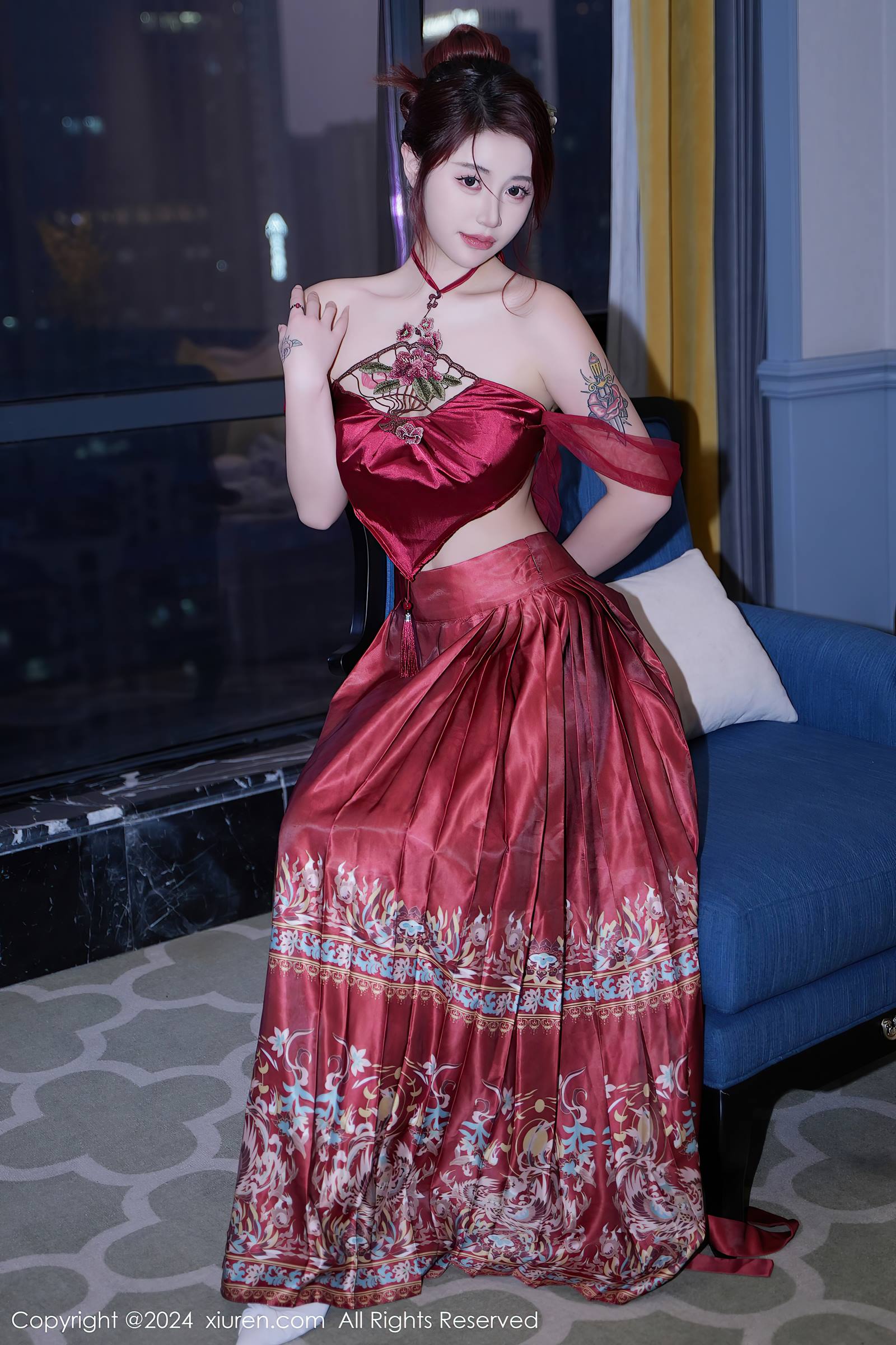 图片[30]-[Xiuren秀人网]2024.01.19 NO.7985 美七Mia 最火马面裙 [28+1P] – 速更版-美库