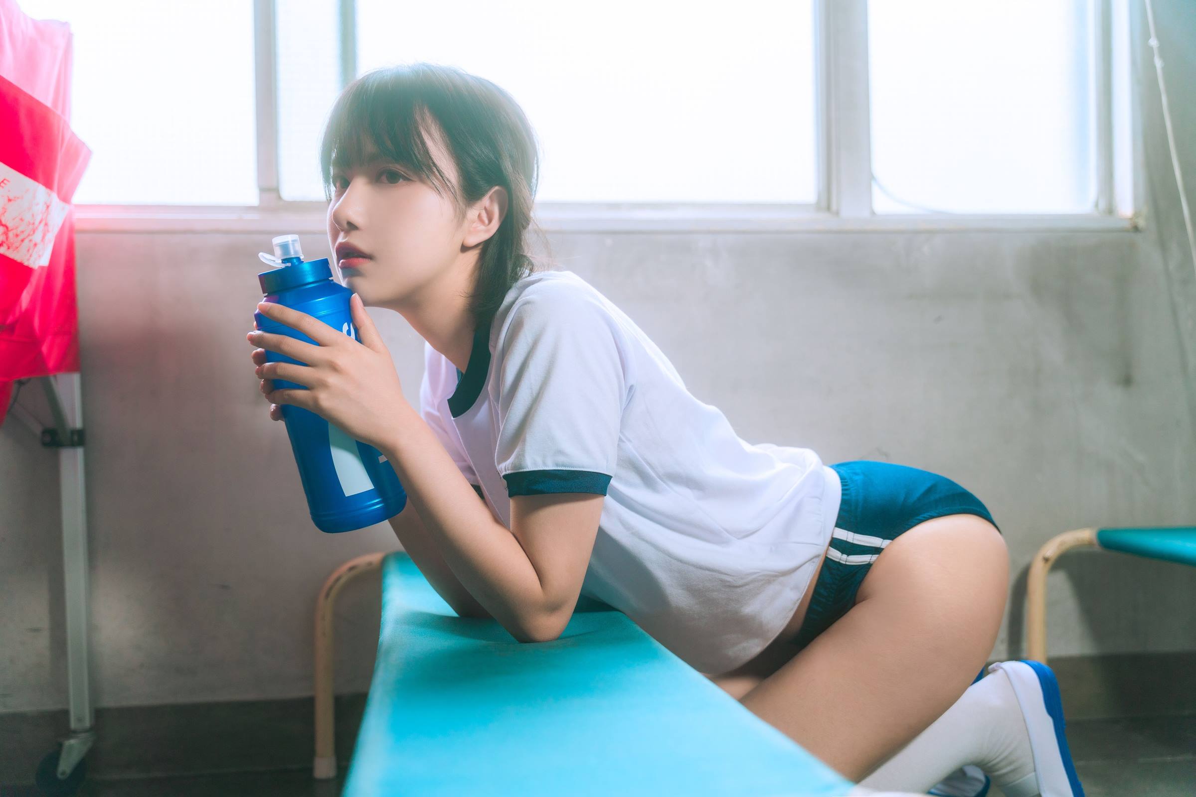 图片[11]-Shika小鹿鹿  体操服妹妹[21P] – 速更版-美库