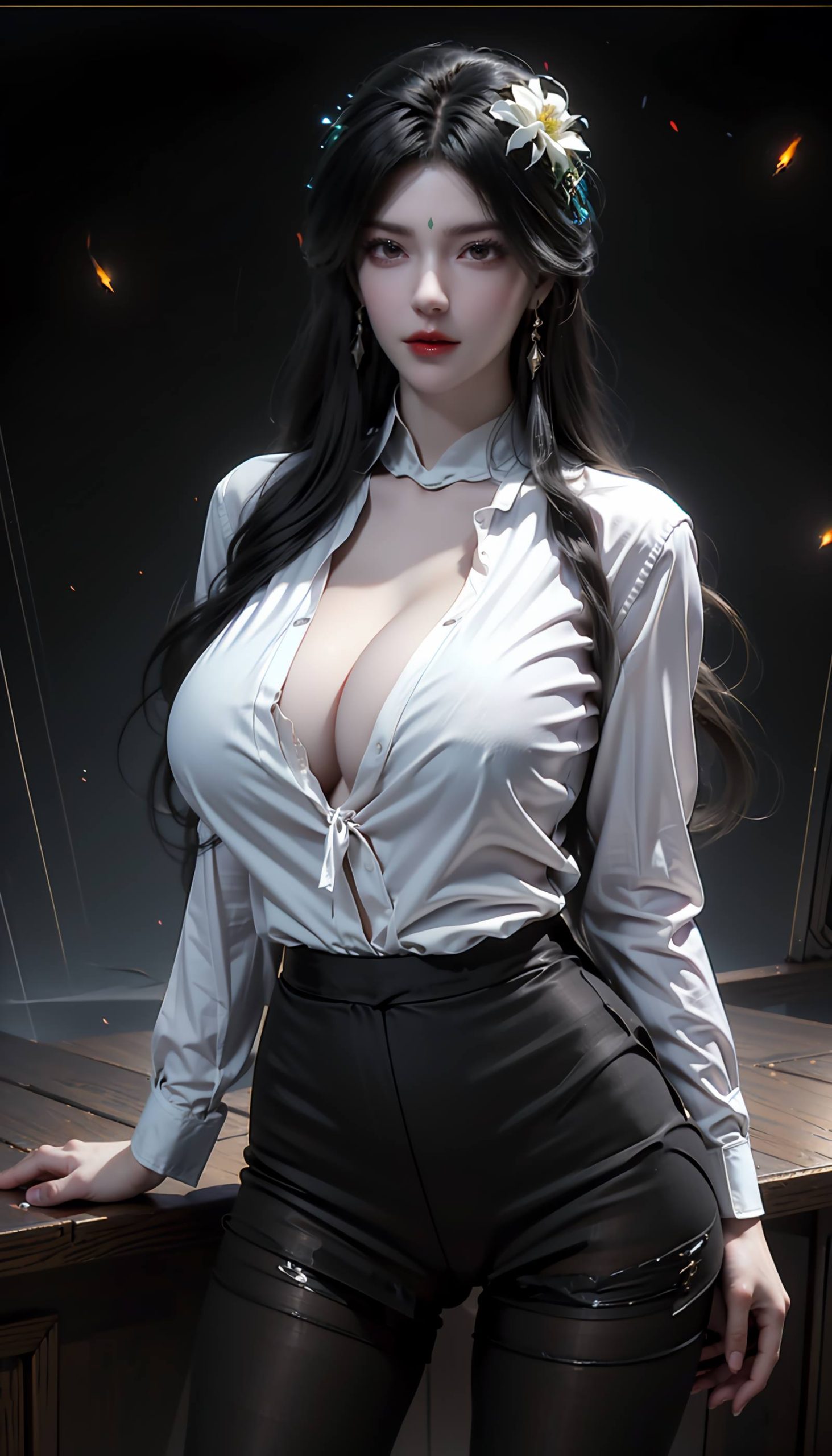 图片[13]-AI绘画 110 完美世界 柳神 黑丝衬衫[90P] – 速更版-美库