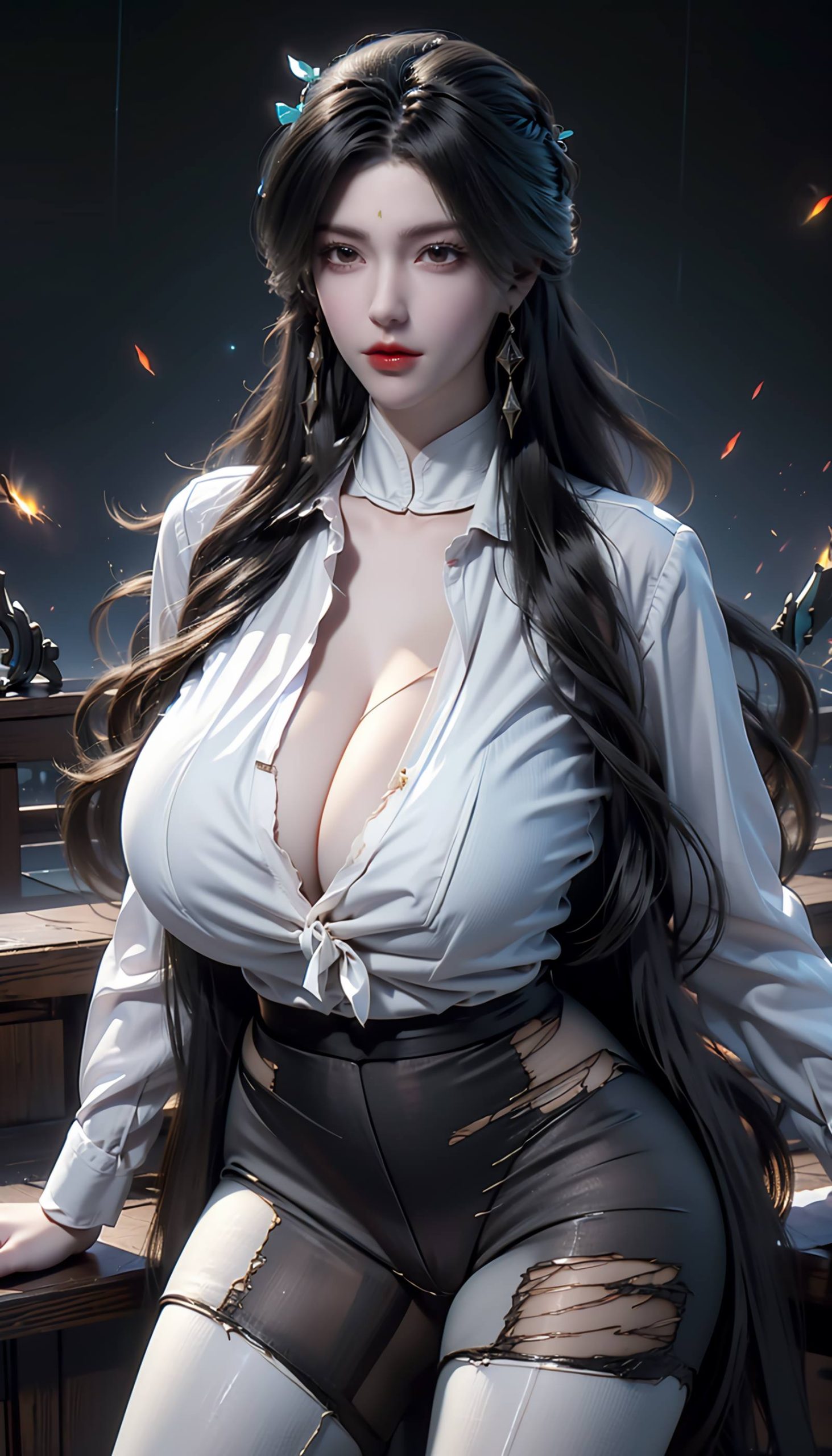 图片[19]-AI绘画 110 完美世界 柳神 黑丝衬衫[90P] – 速更版-美库