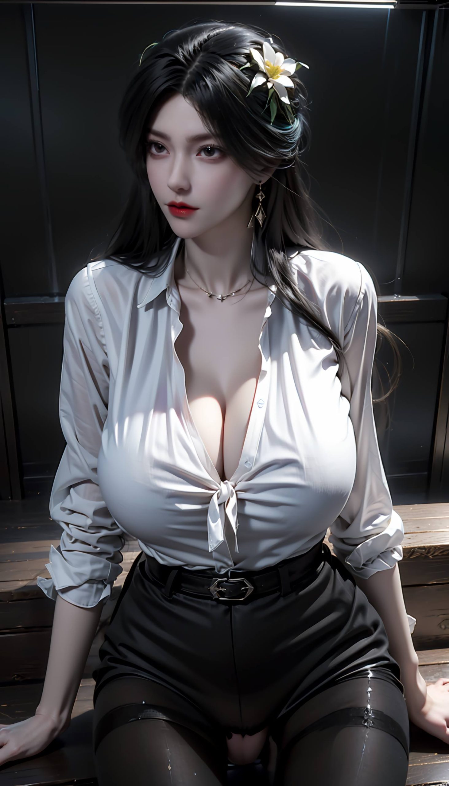 图片[24]-AI绘画 110 完美世界 柳神 黑丝衬衫[90P] – 速更版-美库