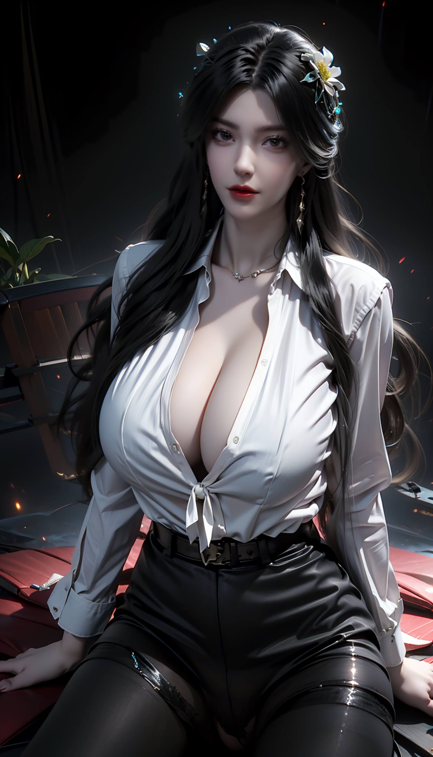 图片[26]-AI绘画 110 完美世界 柳神 黑丝衬衫[90P] – 速更版-美库