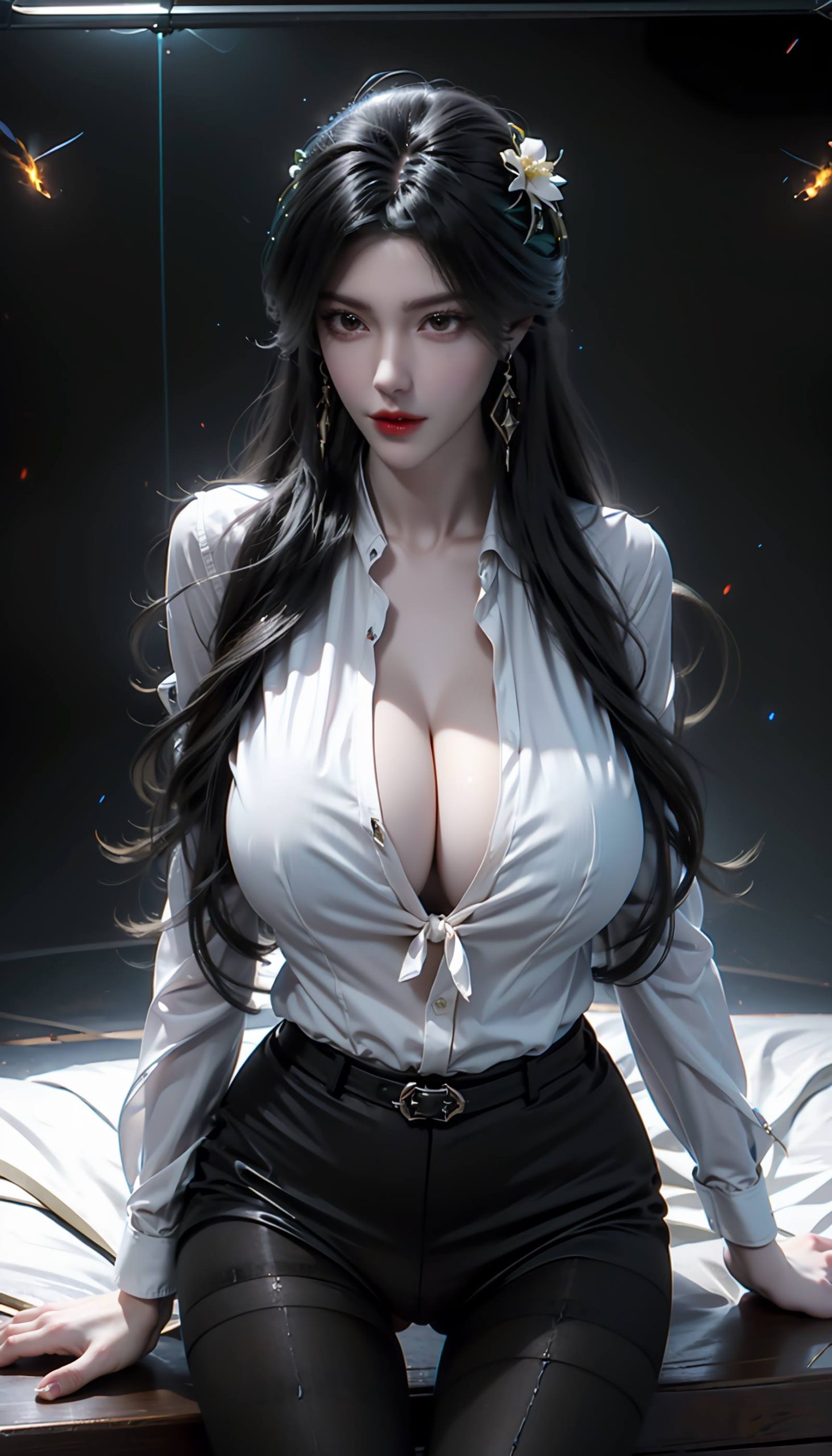 图片[28]-AI绘画 110 完美世界 柳神 黑丝衬衫[90P] – 速更版-美库