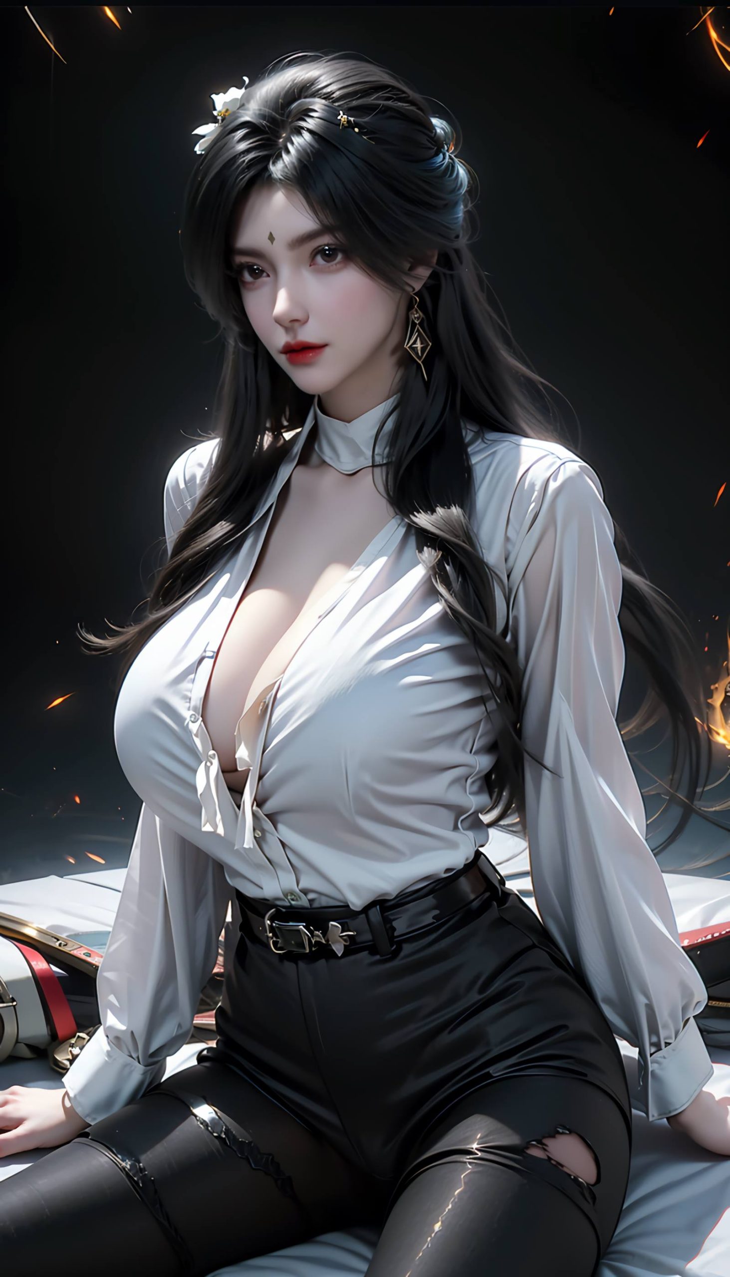 图片[29]-AI绘画 110 完美世界 柳神 黑丝衬衫[90P] – 速更版-美库