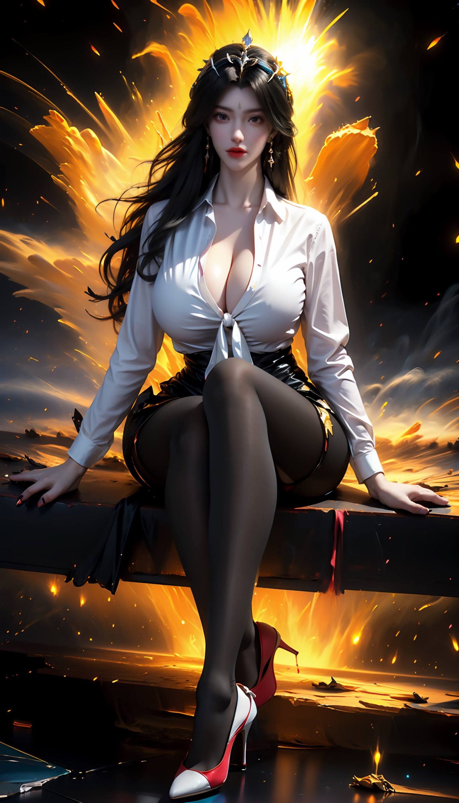 图片[42]-AI绘画 110 完美世界 柳神 黑丝衬衫[90P] – 速更版-美库