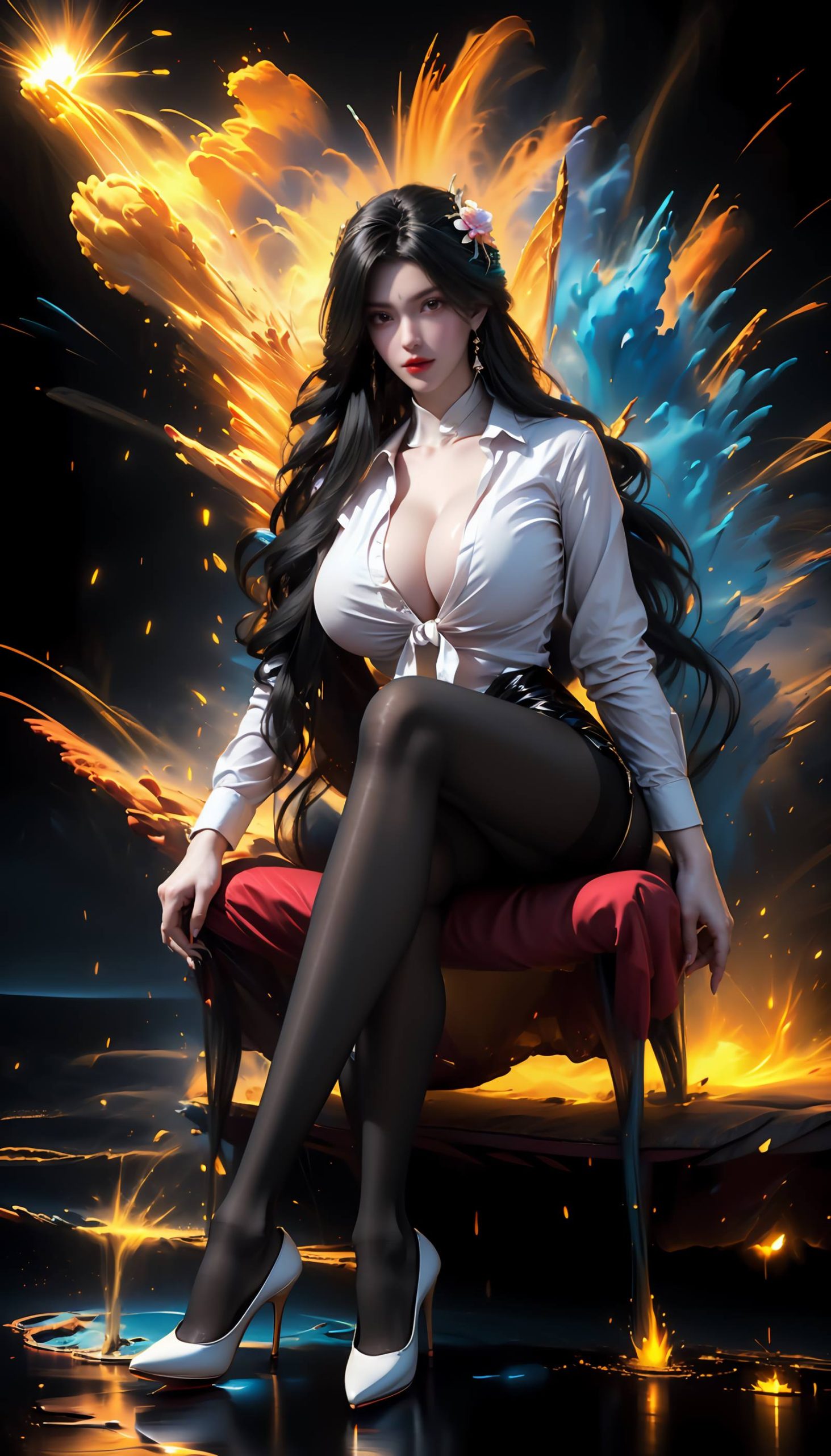 图片[44]-AI绘画 110 完美世界 柳神 黑丝衬衫[90P] – 速更版-美库