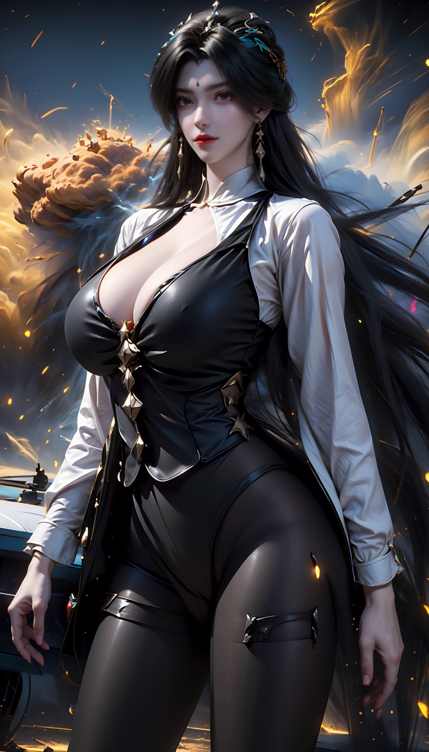 图片[53]-AI绘画 110 完美世界 柳神 黑丝衬衫[90P] – 速更版-美库