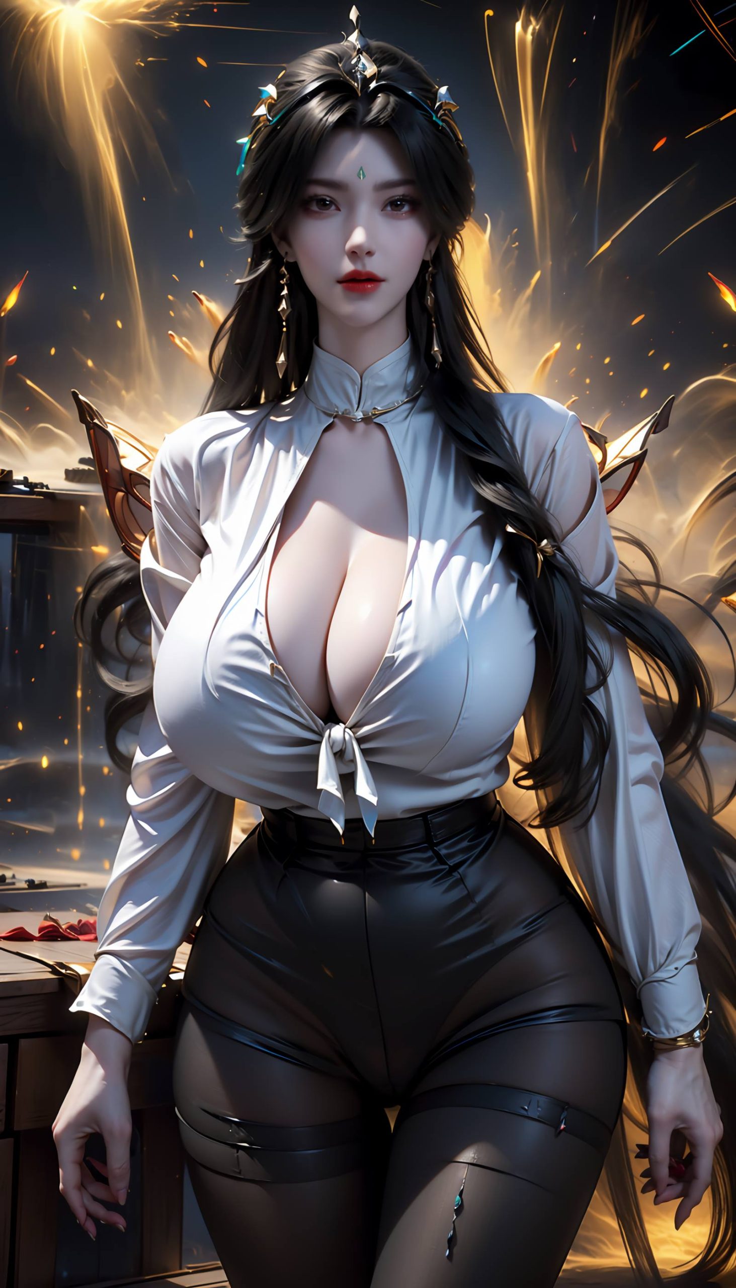 图片[58]-AI绘画 110 完美世界 柳神 黑丝衬衫[90P] – 速更版-美库