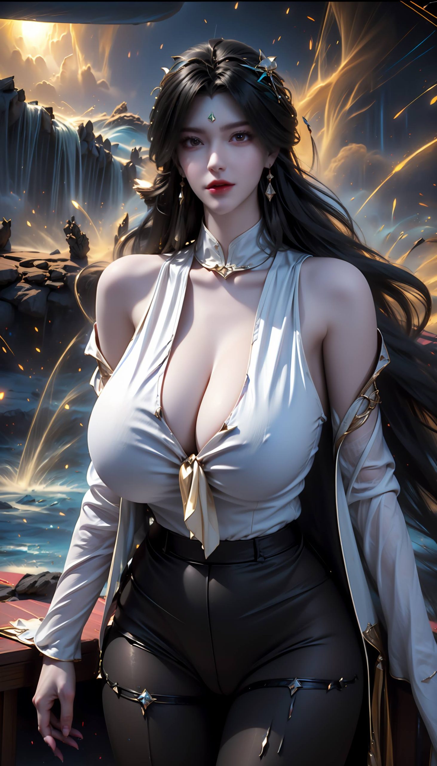 图片[60]-AI绘画 110 完美世界 柳神 黑丝衬衫[90P] – 速更版-美库