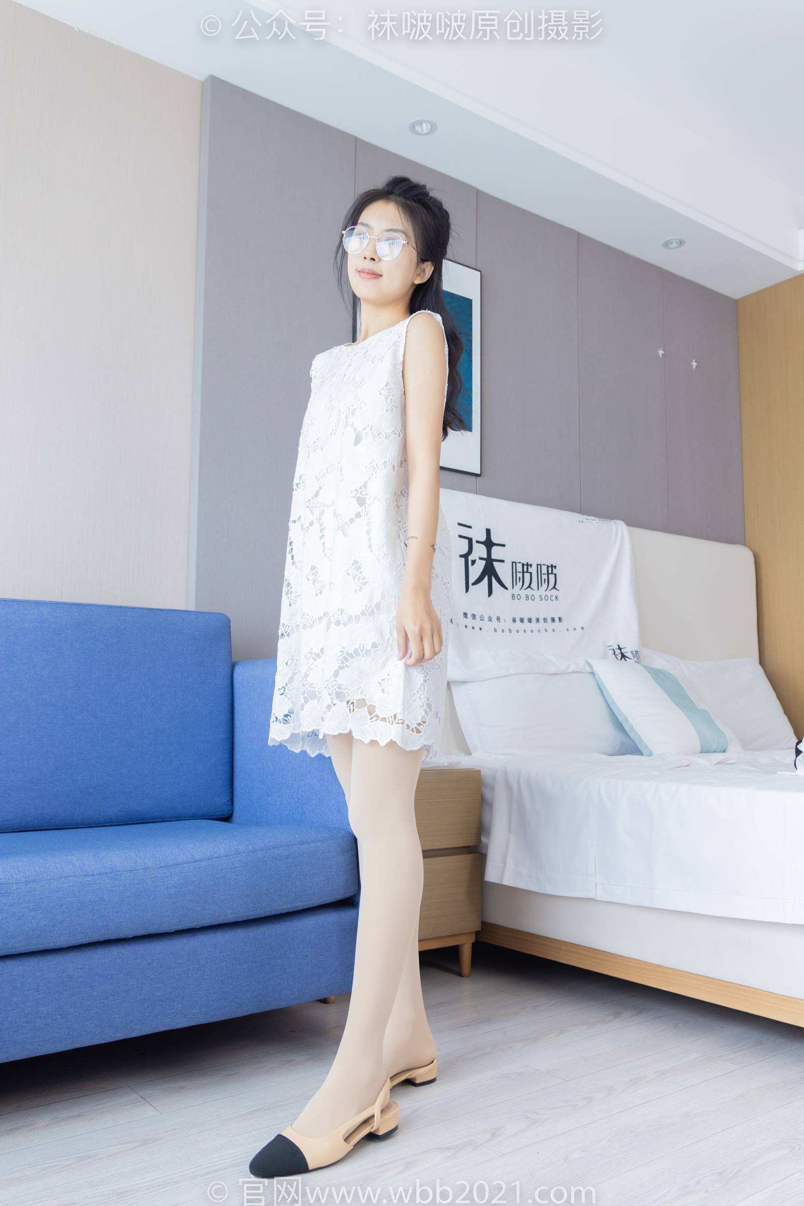 图片[10]-[BoBoSocks袜啵啵]NO.319 奶油-高跟鞋、平底鞋、厚肉丝、厚黑丝大腿袜[140P] – 速更版-美库