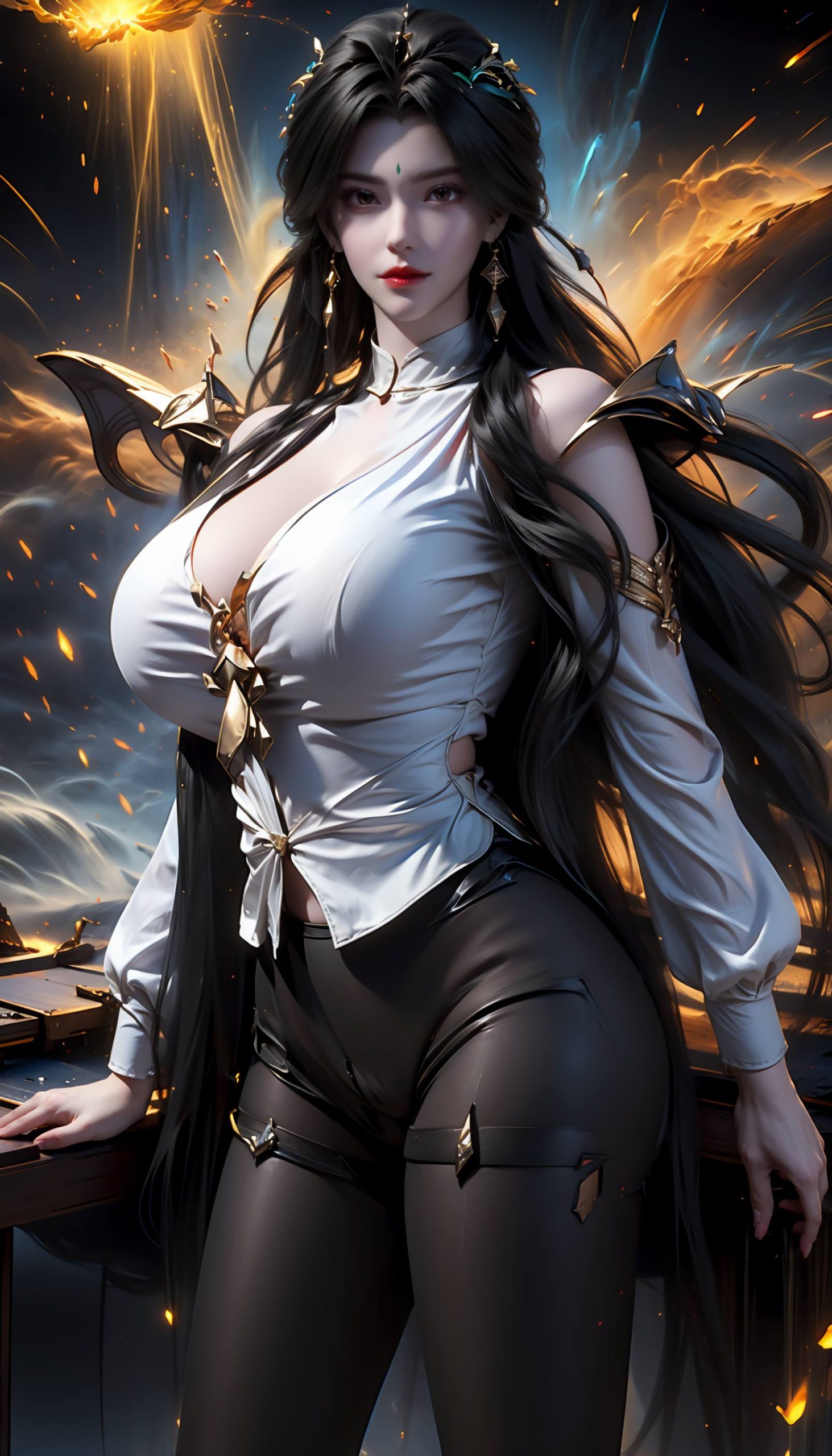 图片[65]-AI绘画 110 完美世界 柳神 黑丝衬衫[90P] – 速更版-美库