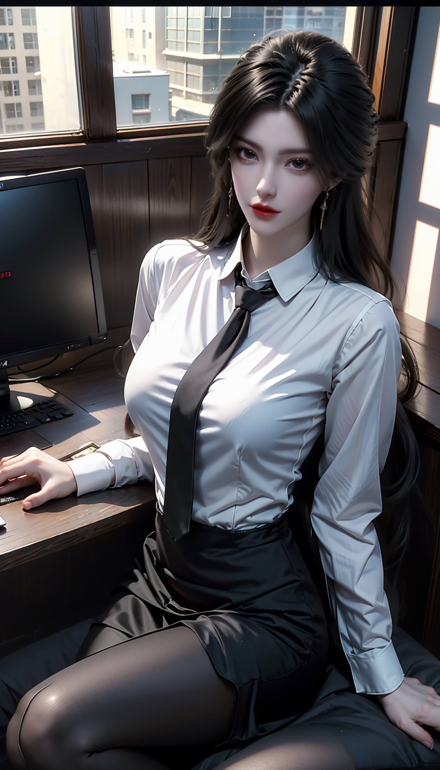 图片[70]-AI绘画 110 完美世界 柳神 黑丝衬衫[90P] – 速更版-美库