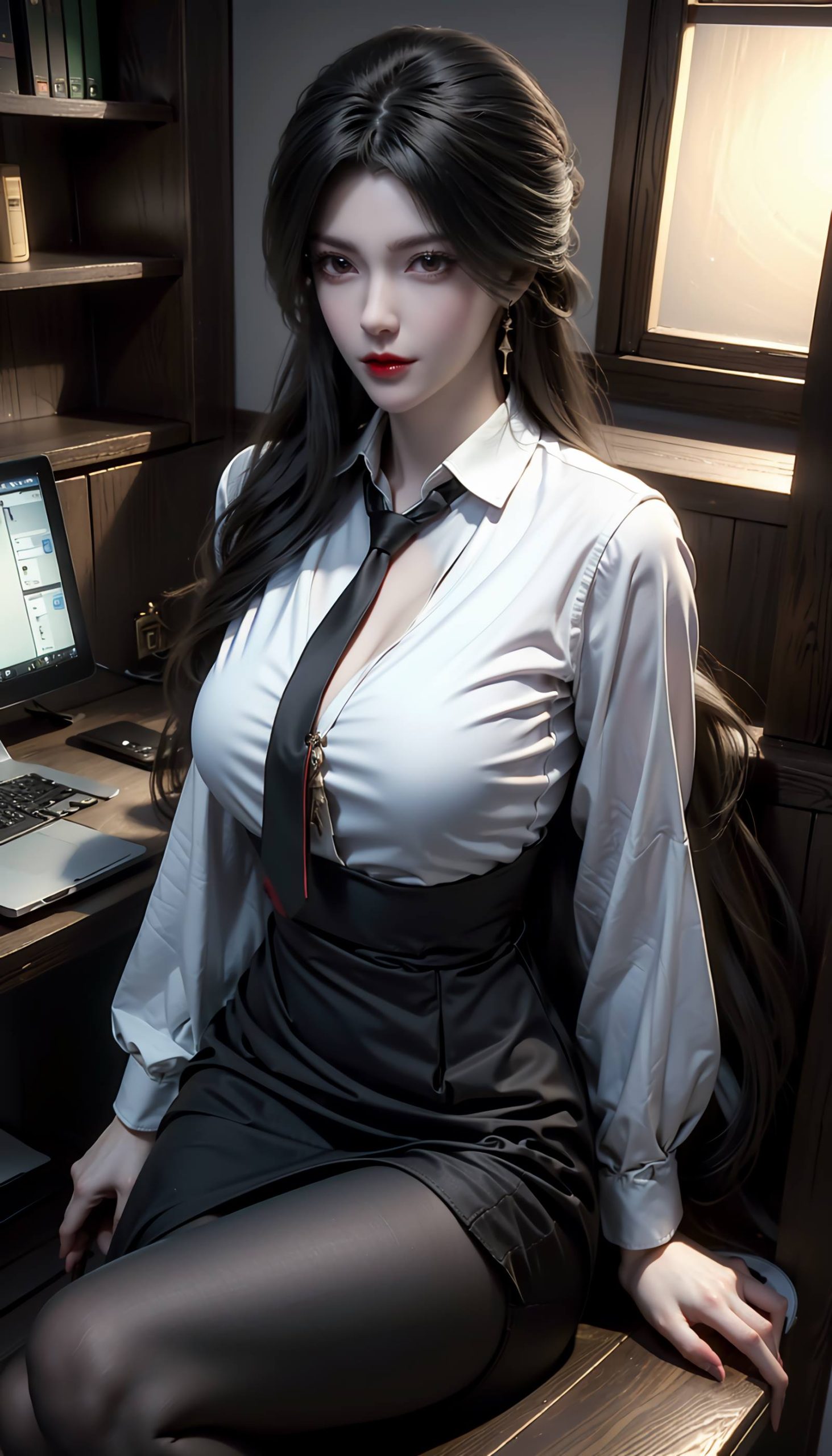 图片[73]-AI绘画 110 完美世界 柳神 黑丝衬衫[90P] – 速更版-美库