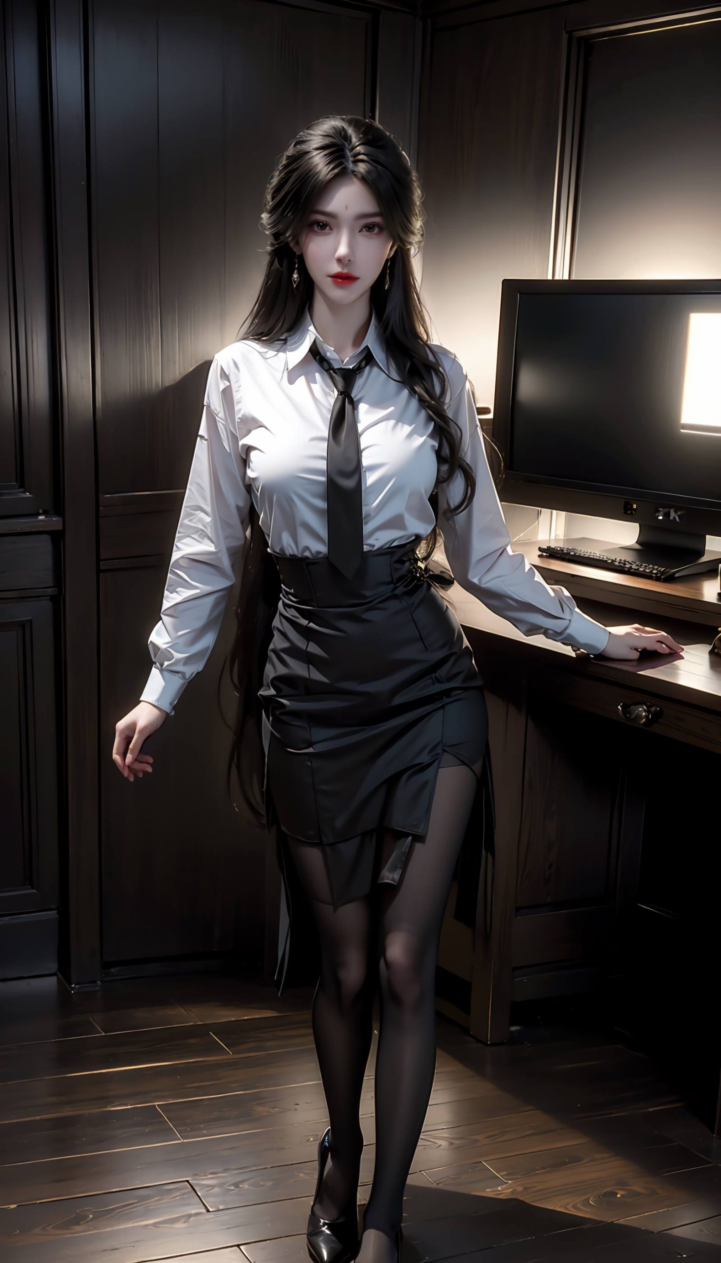 图片[77]-AI绘画 110 完美世界 柳神 黑丝衬衫[90P] – 速更版-美库