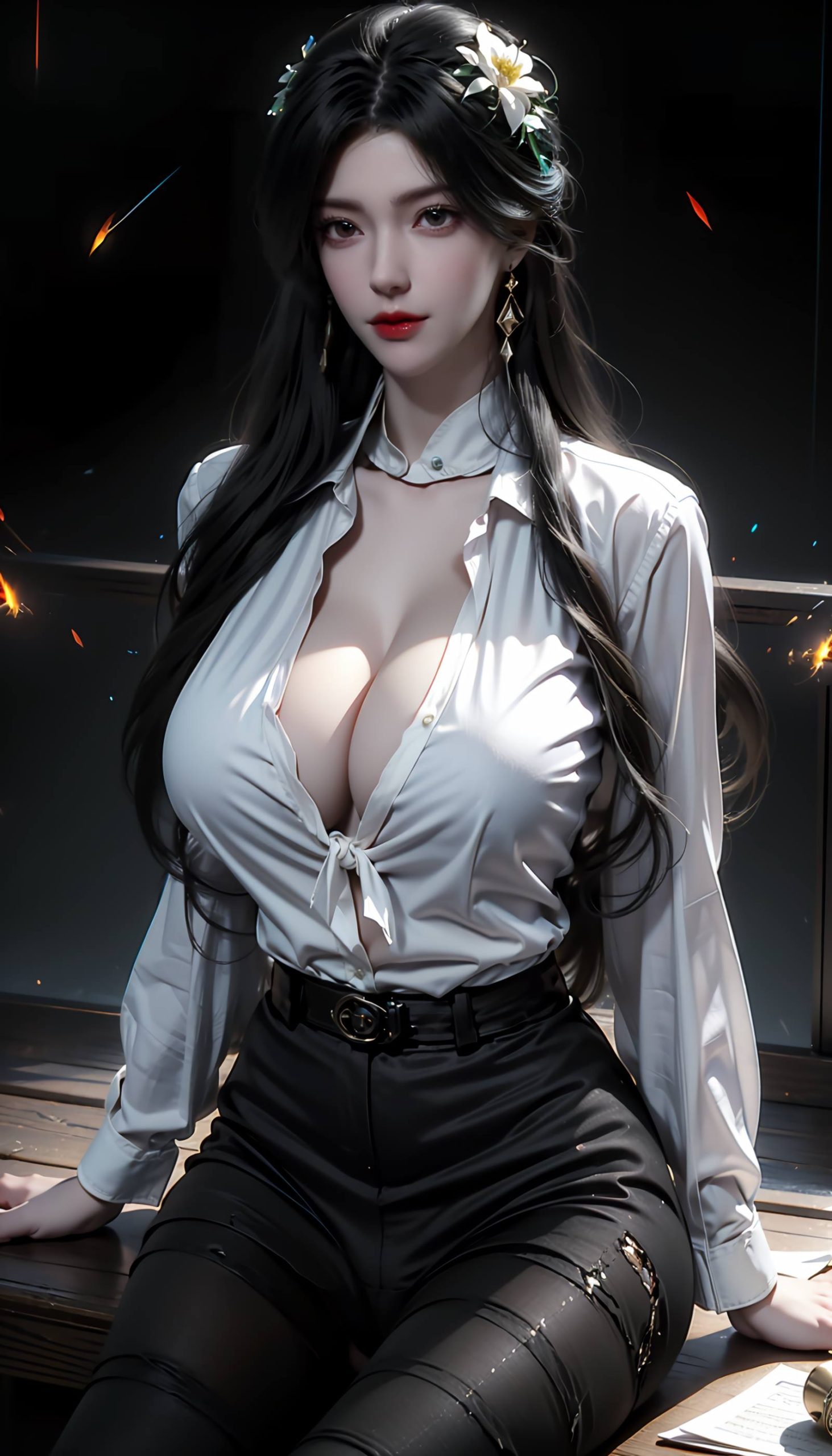 图片[85]-AI绘画 110 完美世界 柳神 黑丝衬衫[90P] – 速更版-美库