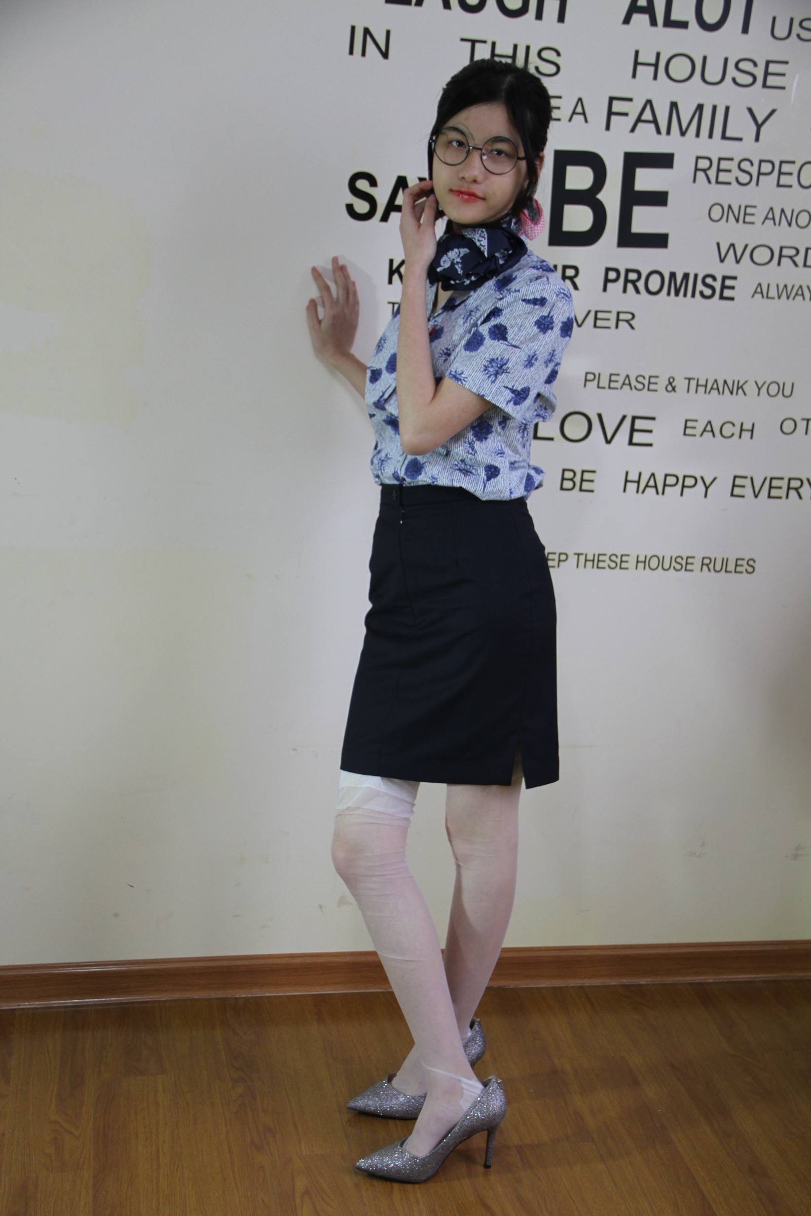 图片[48]-自由摄影 No.004 质感的制服搭配长筒0D长筒丝 [78P] – 速更版-美库