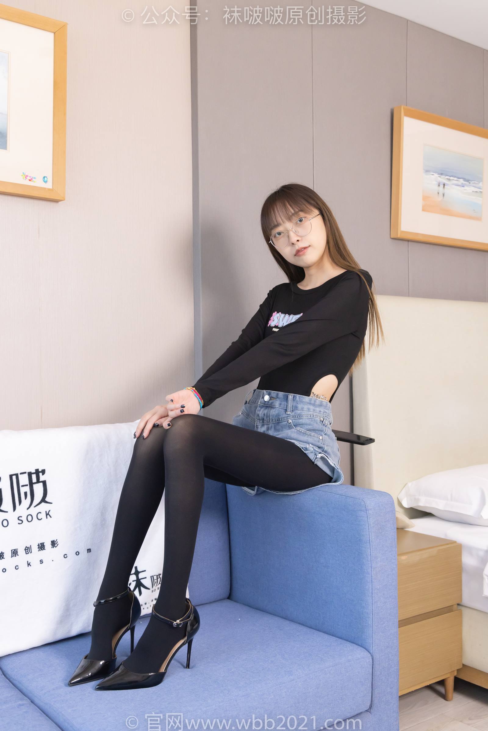 图片[15]-[BoBoSocks袜啵啵]NO.321 稚予-高跟鞋、厚黑丝[150P] – 速更版-美库